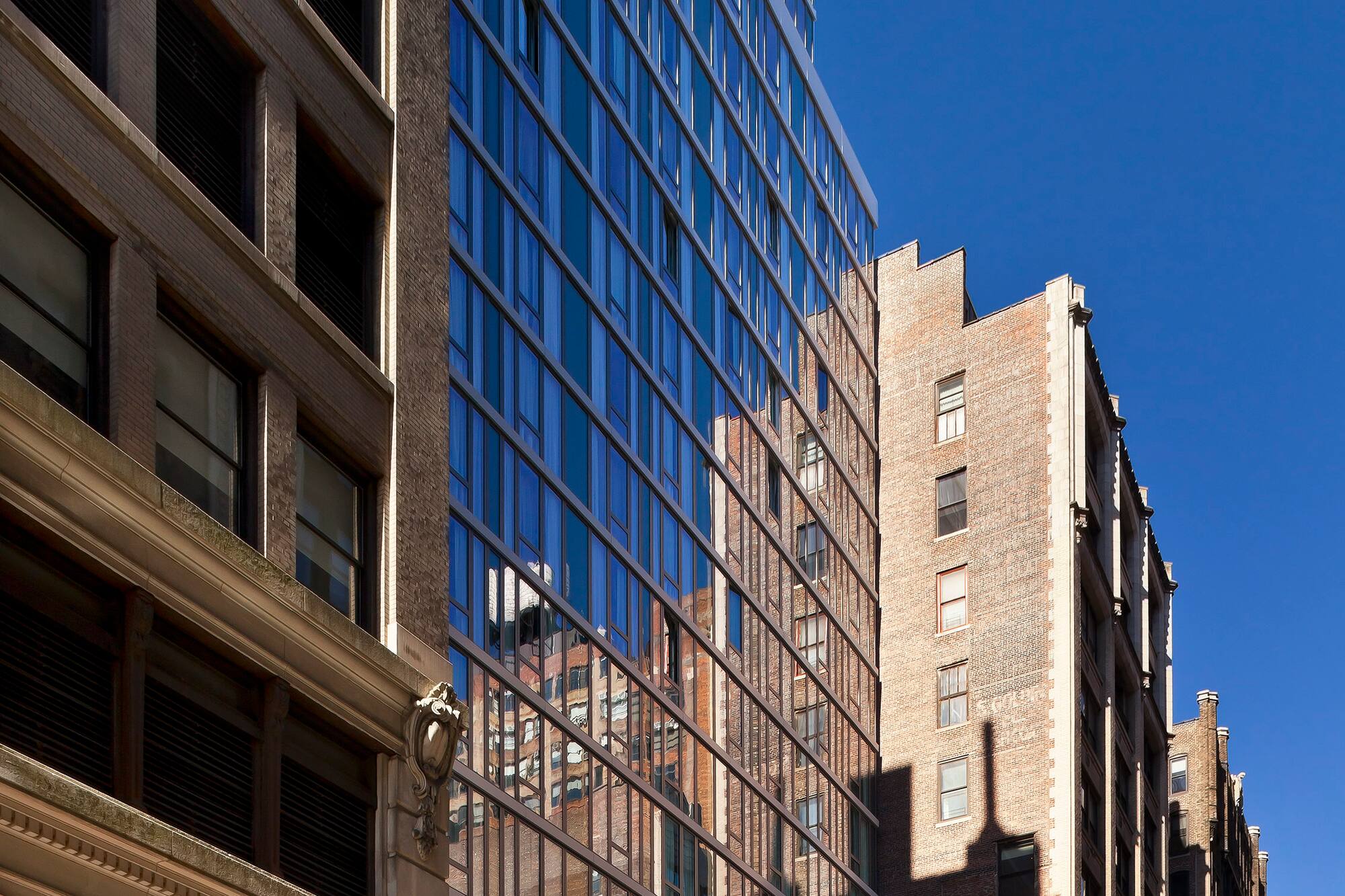 a tall building with many windows