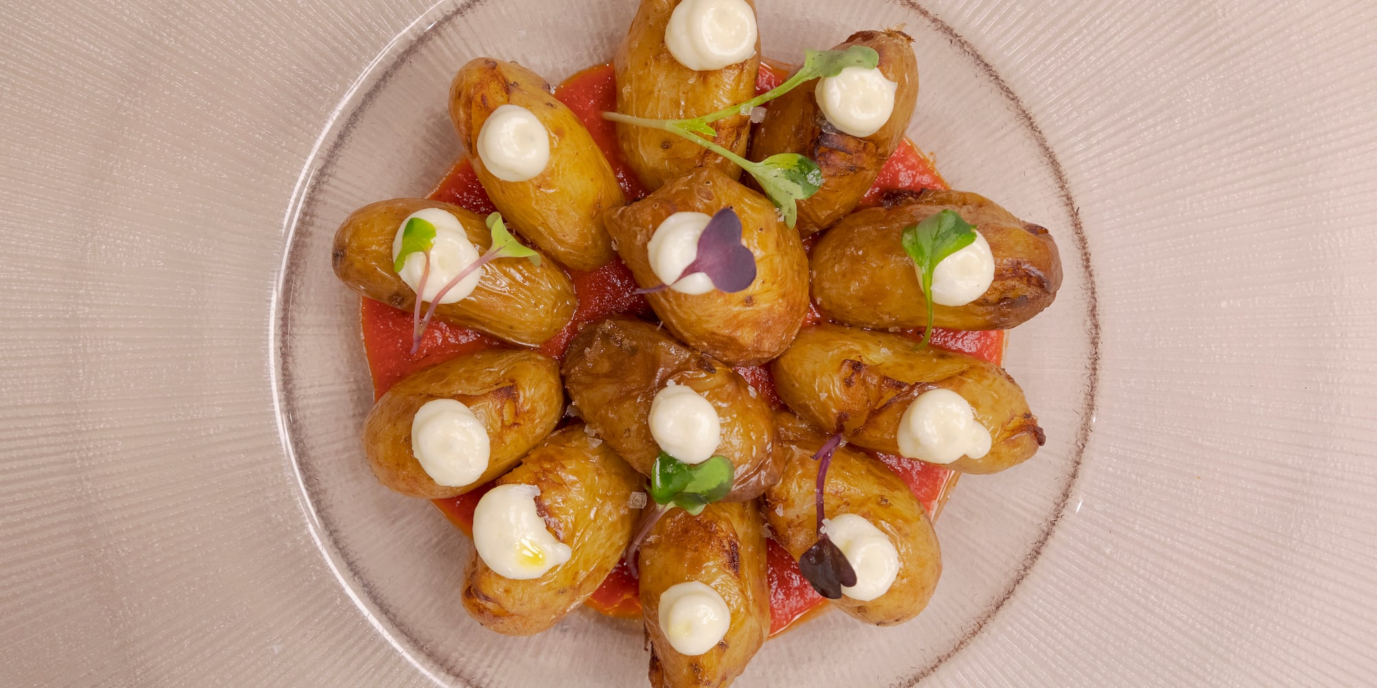 a plate of food on a table