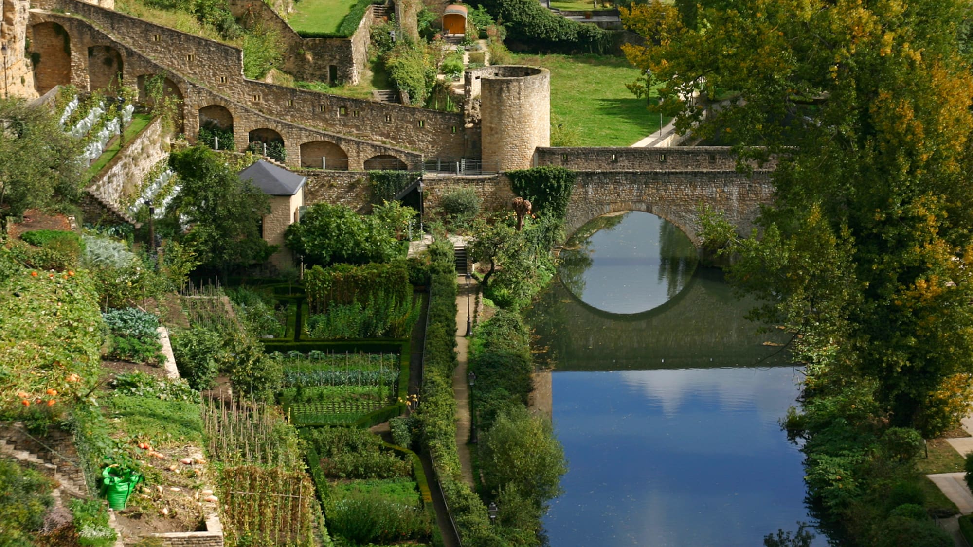 a bridge over a body of water