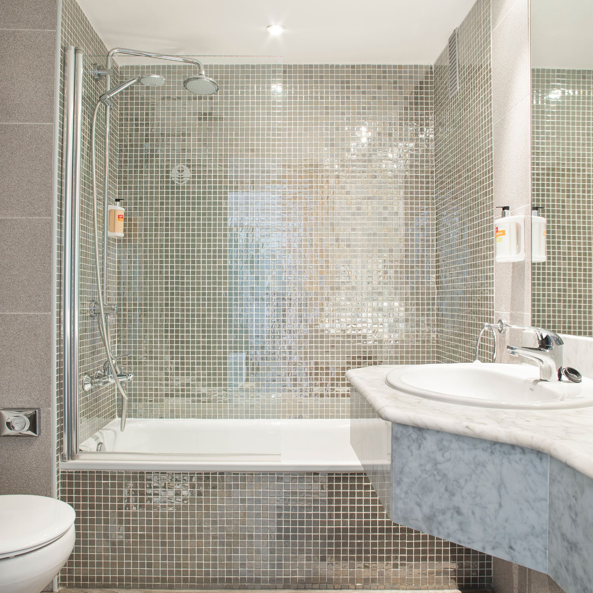 a bathroom with a sink and a bathtub