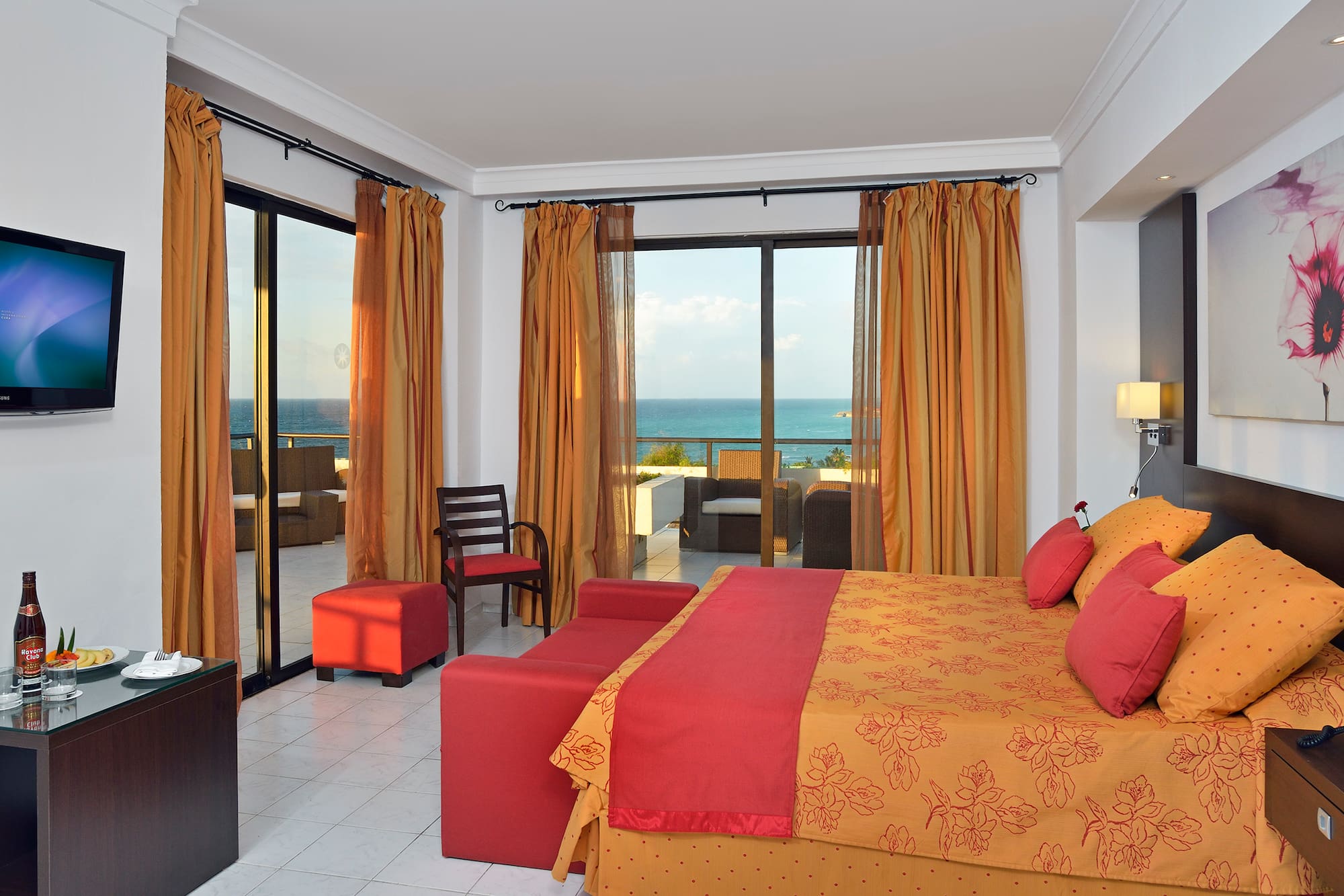 a room with a bed and a couch