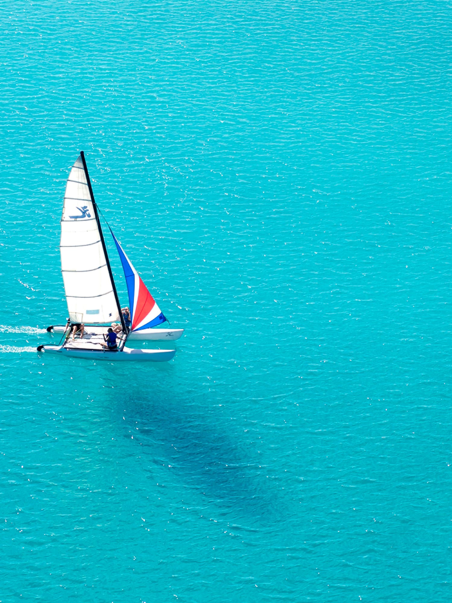 a sailboat on the water