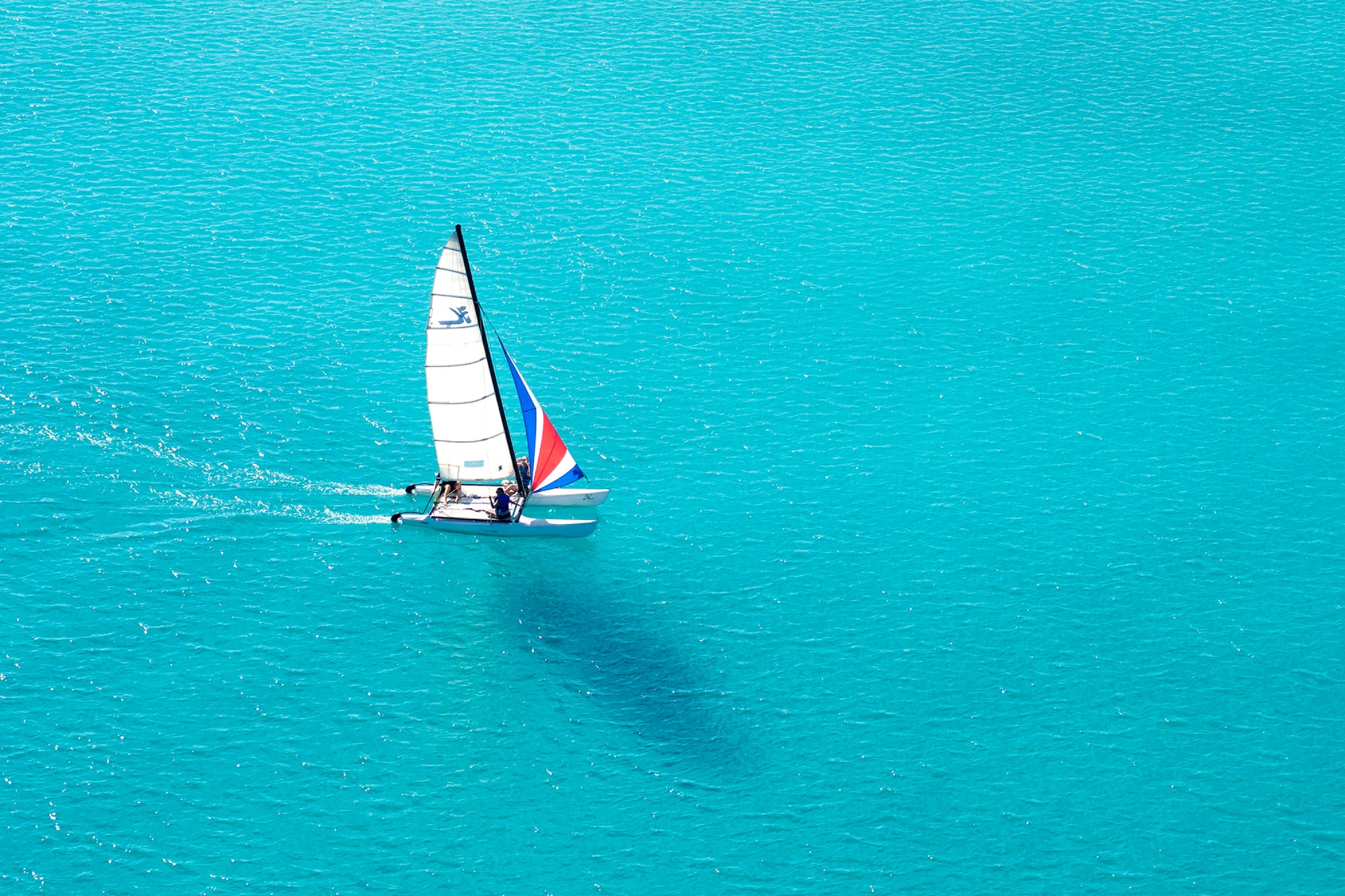 a sailboat on the water