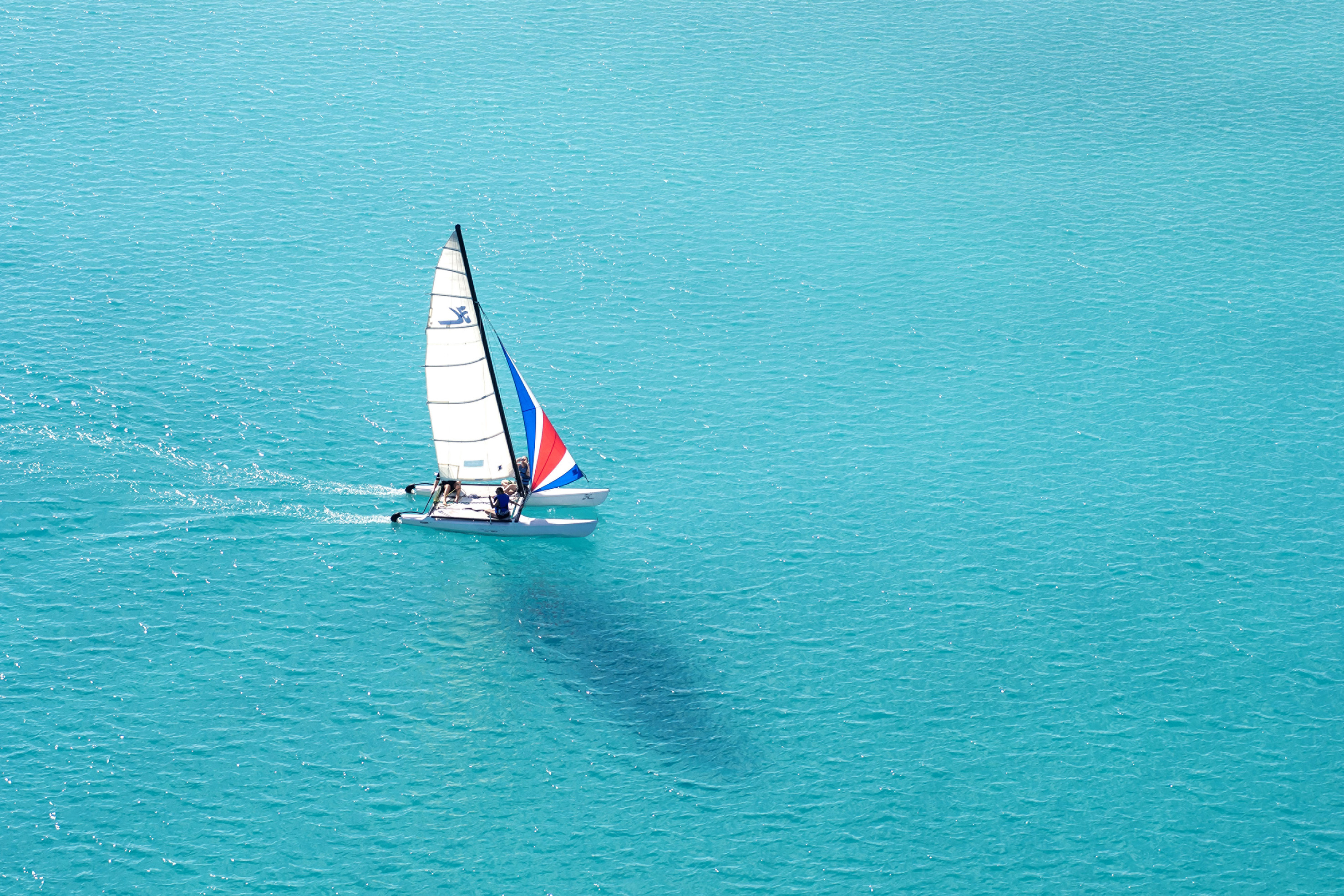 a sailboat on the water