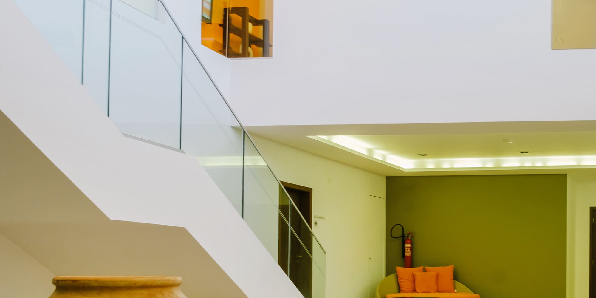 a large vases in a room