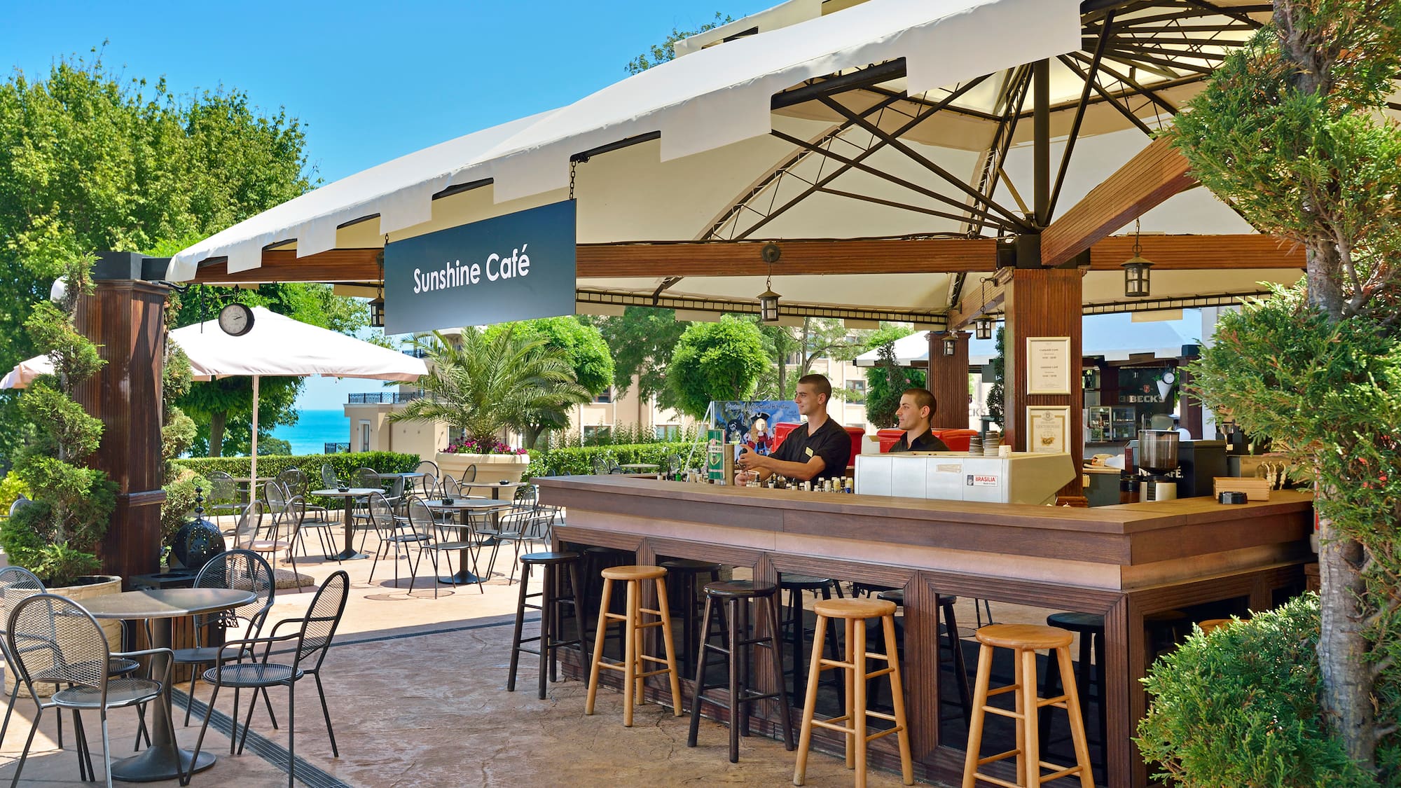a man sitting at a bar