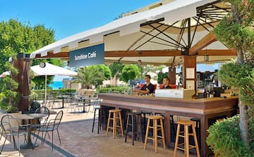 a man sitting at a bar