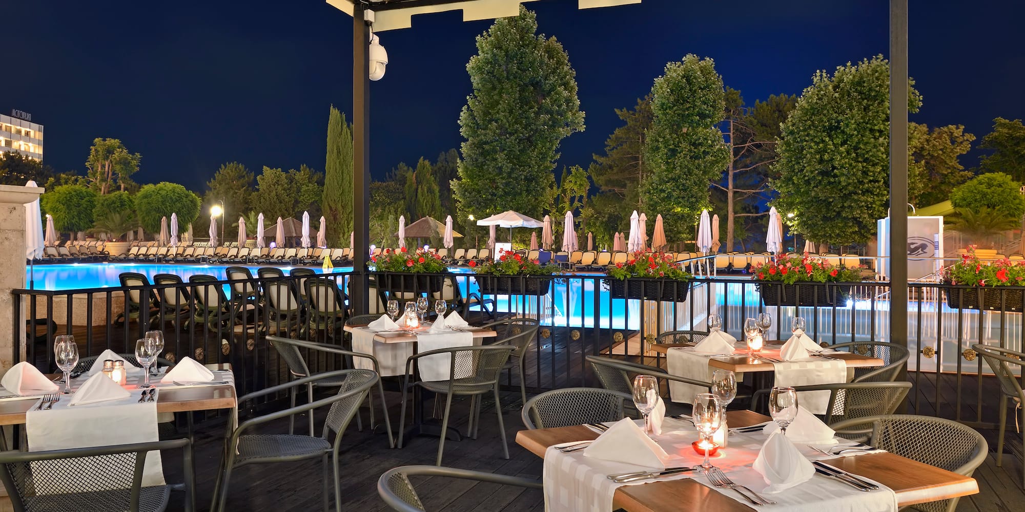 a restaurant with tables and chairs