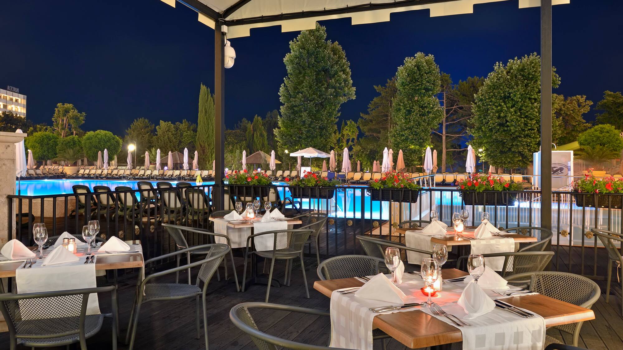 a restaurant with tables and chairs