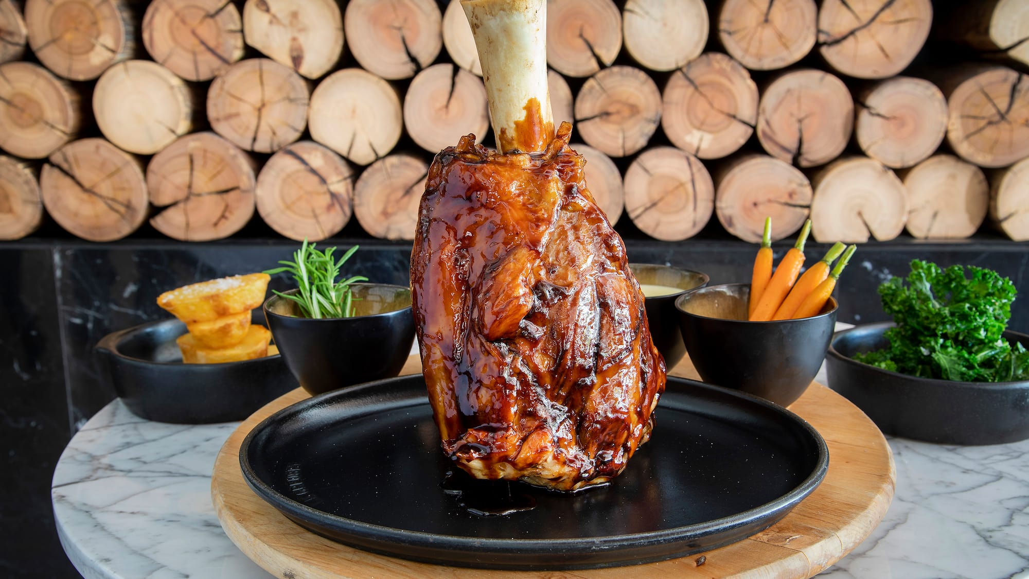 a cooked meat on a plate