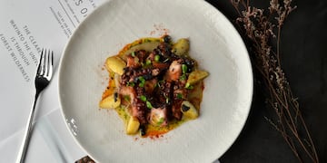 a plate of food on a table