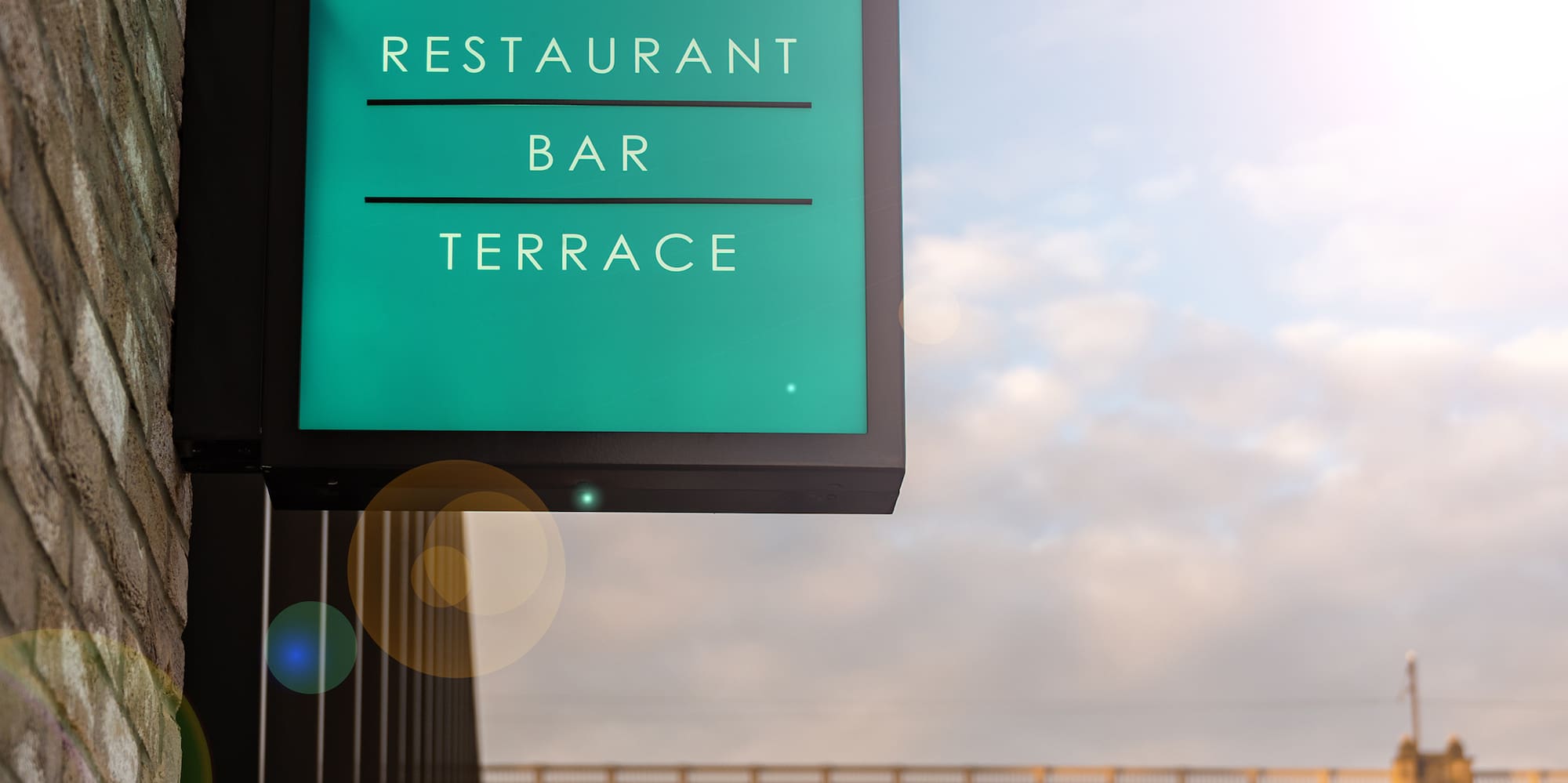 a sign on a building