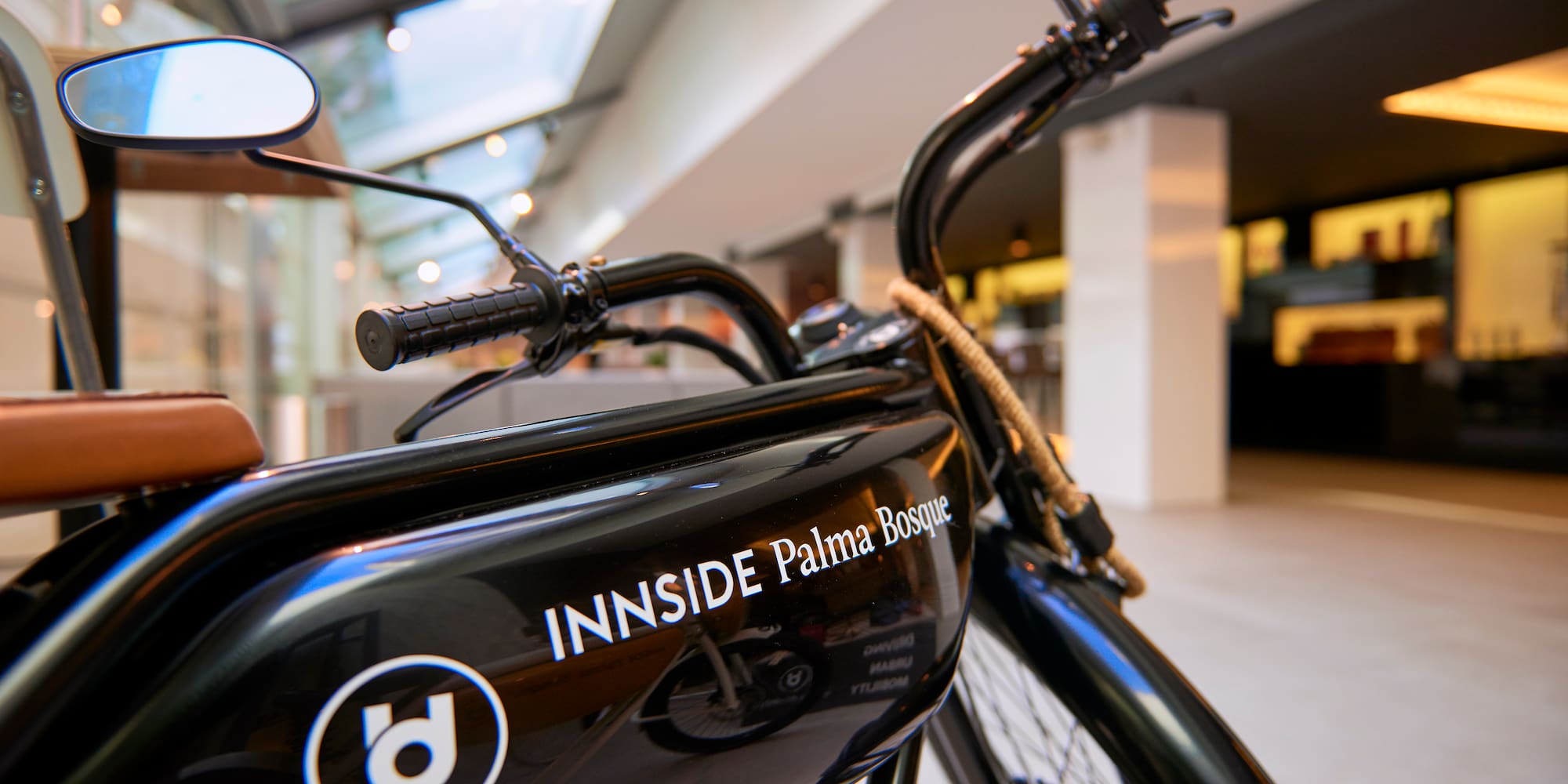 a close up of a bicycle