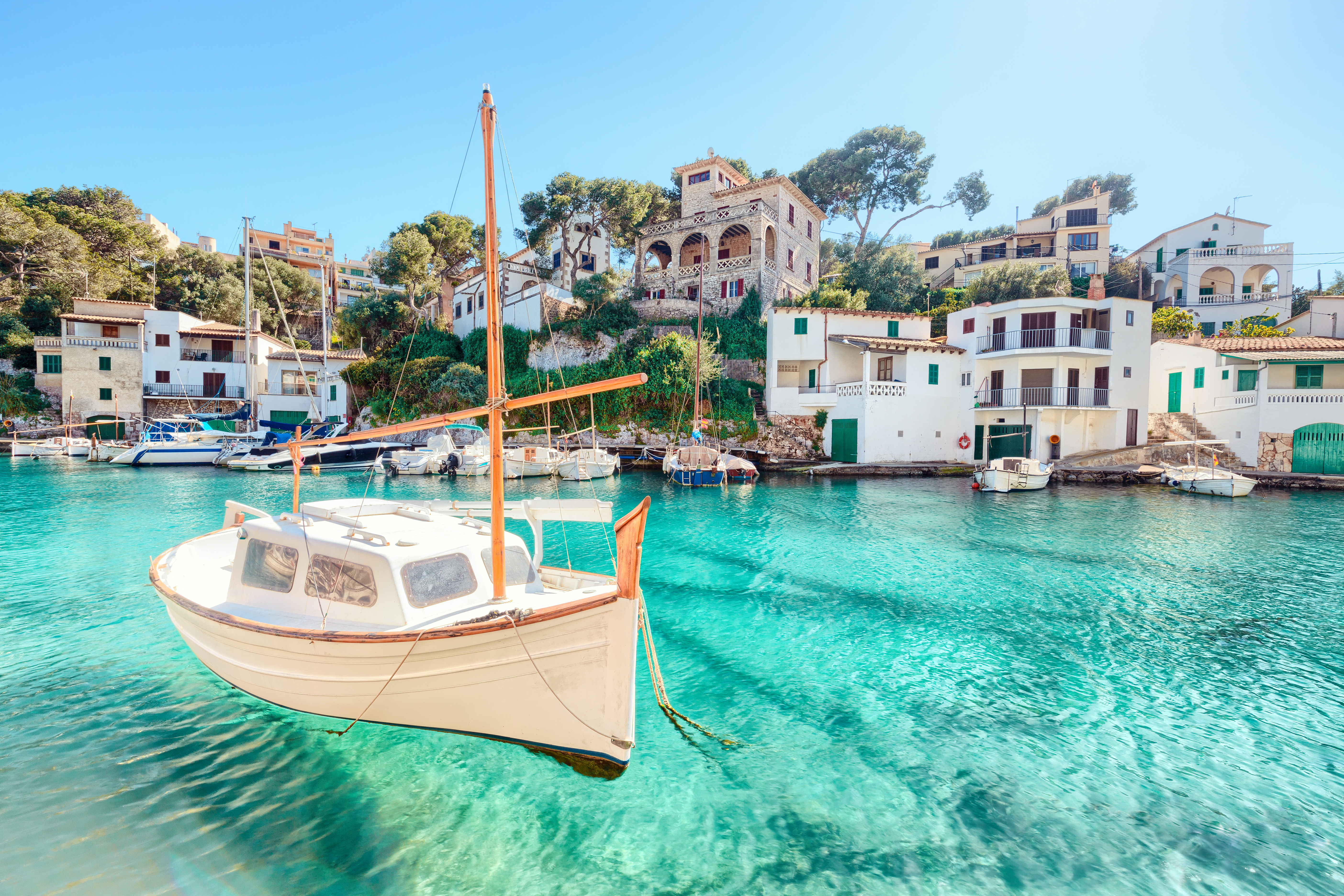 a boat in the water