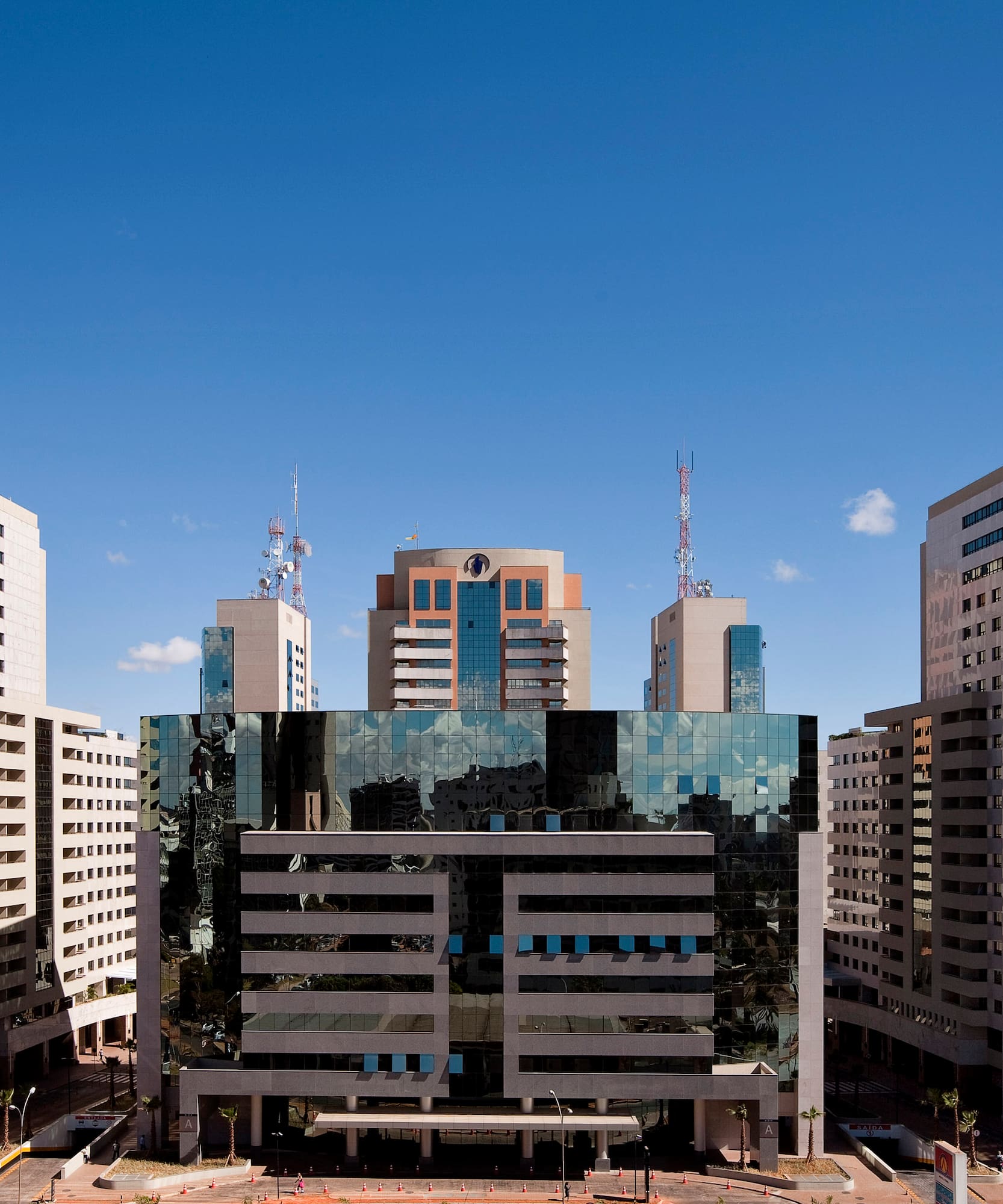 a group of buildings in a city