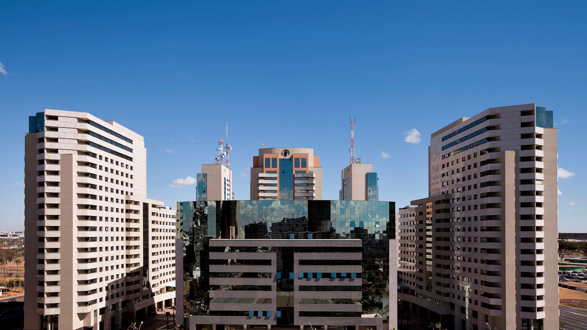 a group of buildings in a city