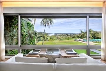 a view of a landscape from a window