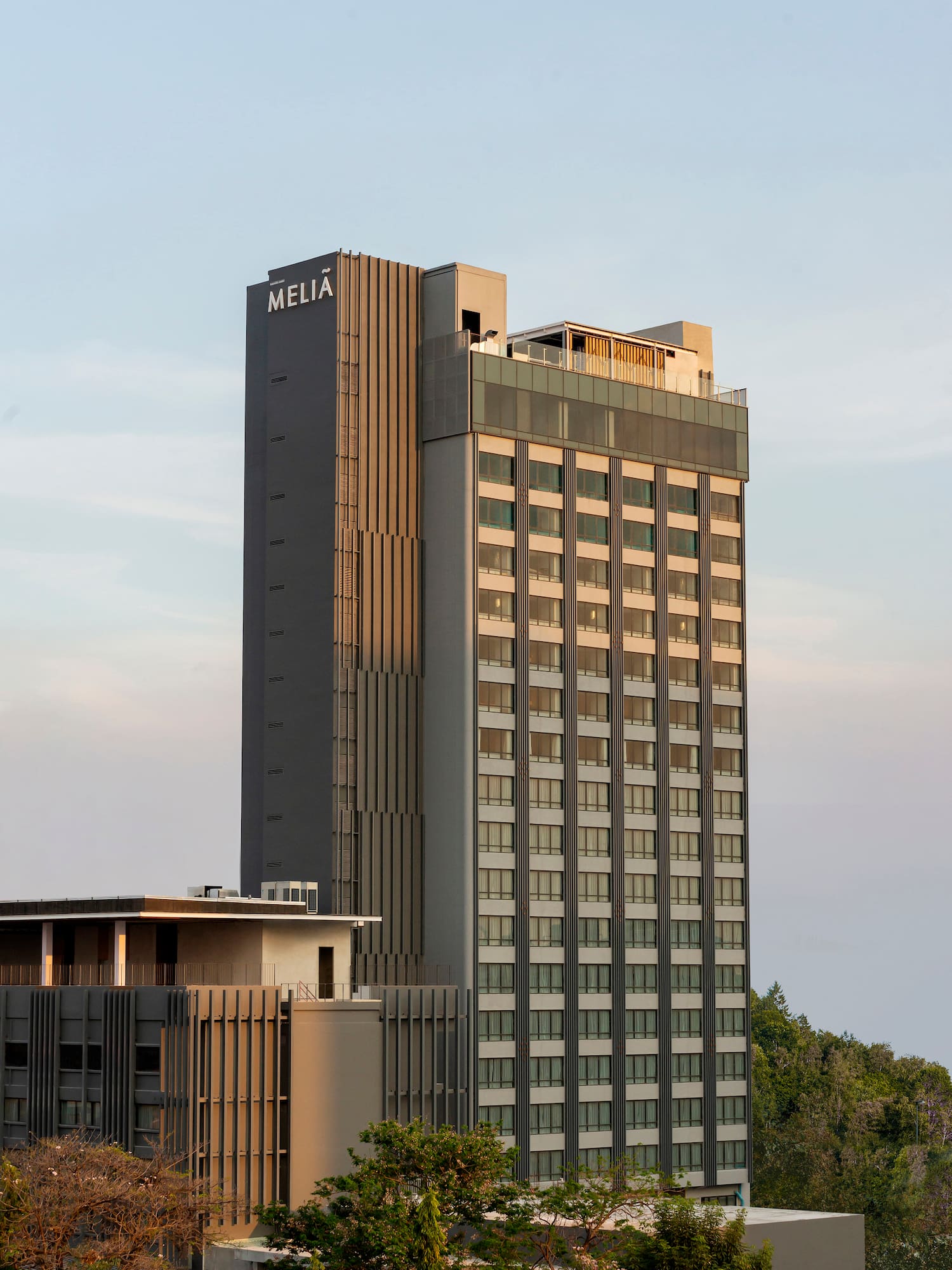a tall building with many windows