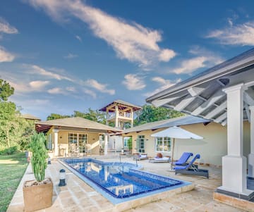 a pool in a house