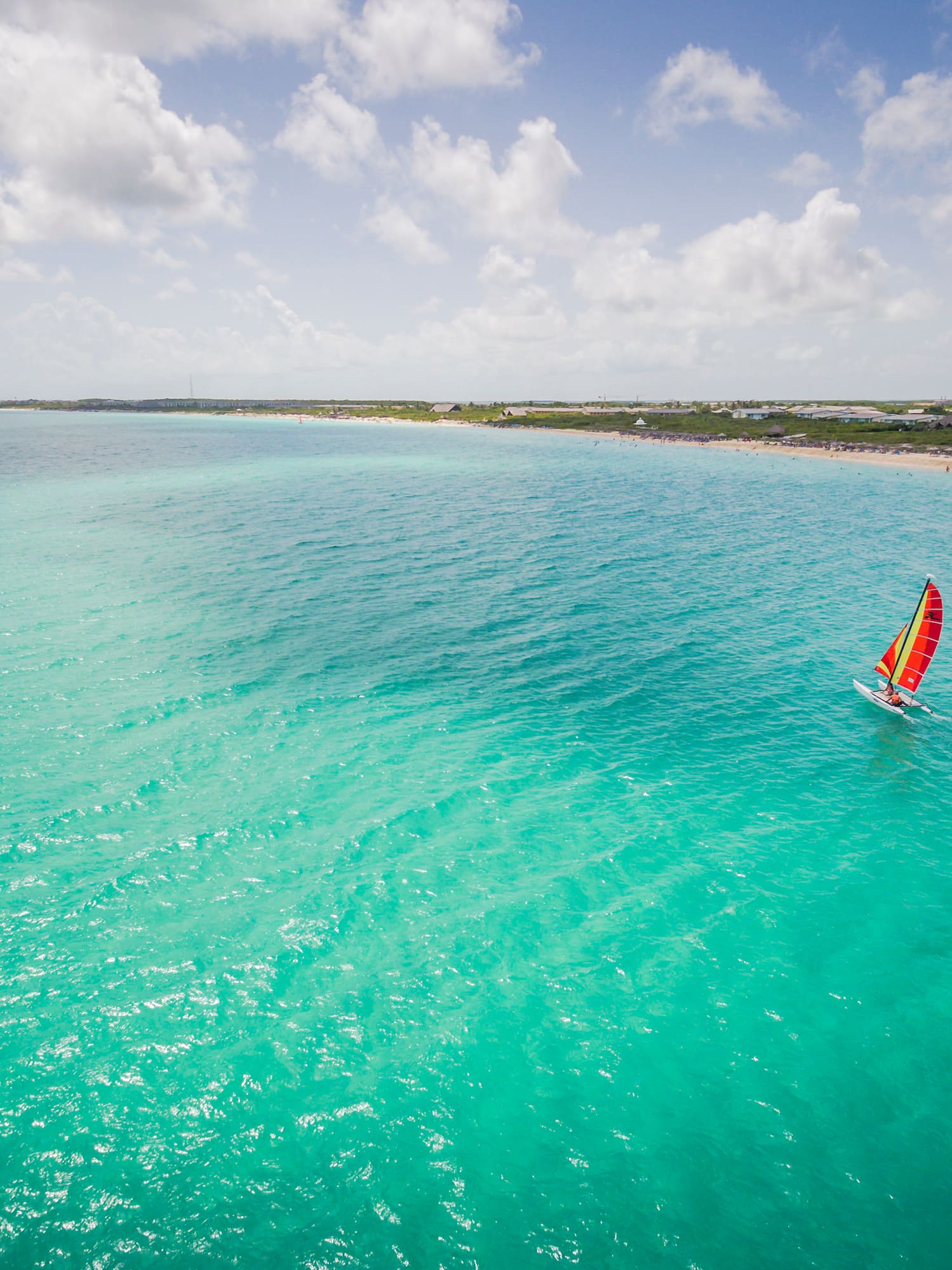 a sailboat in the water