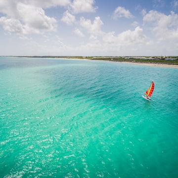 a sailboat in the water