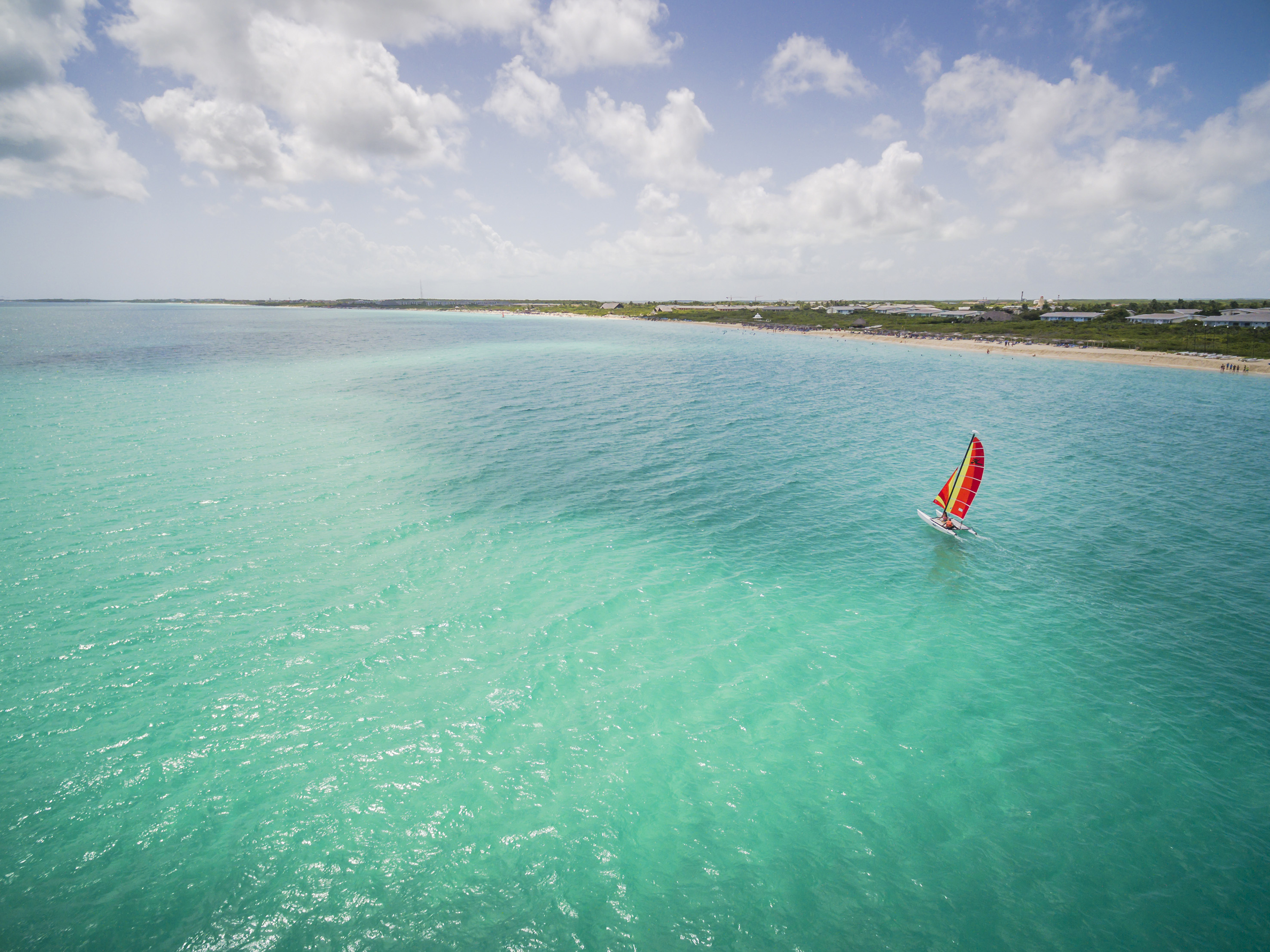 a sailboat in the water