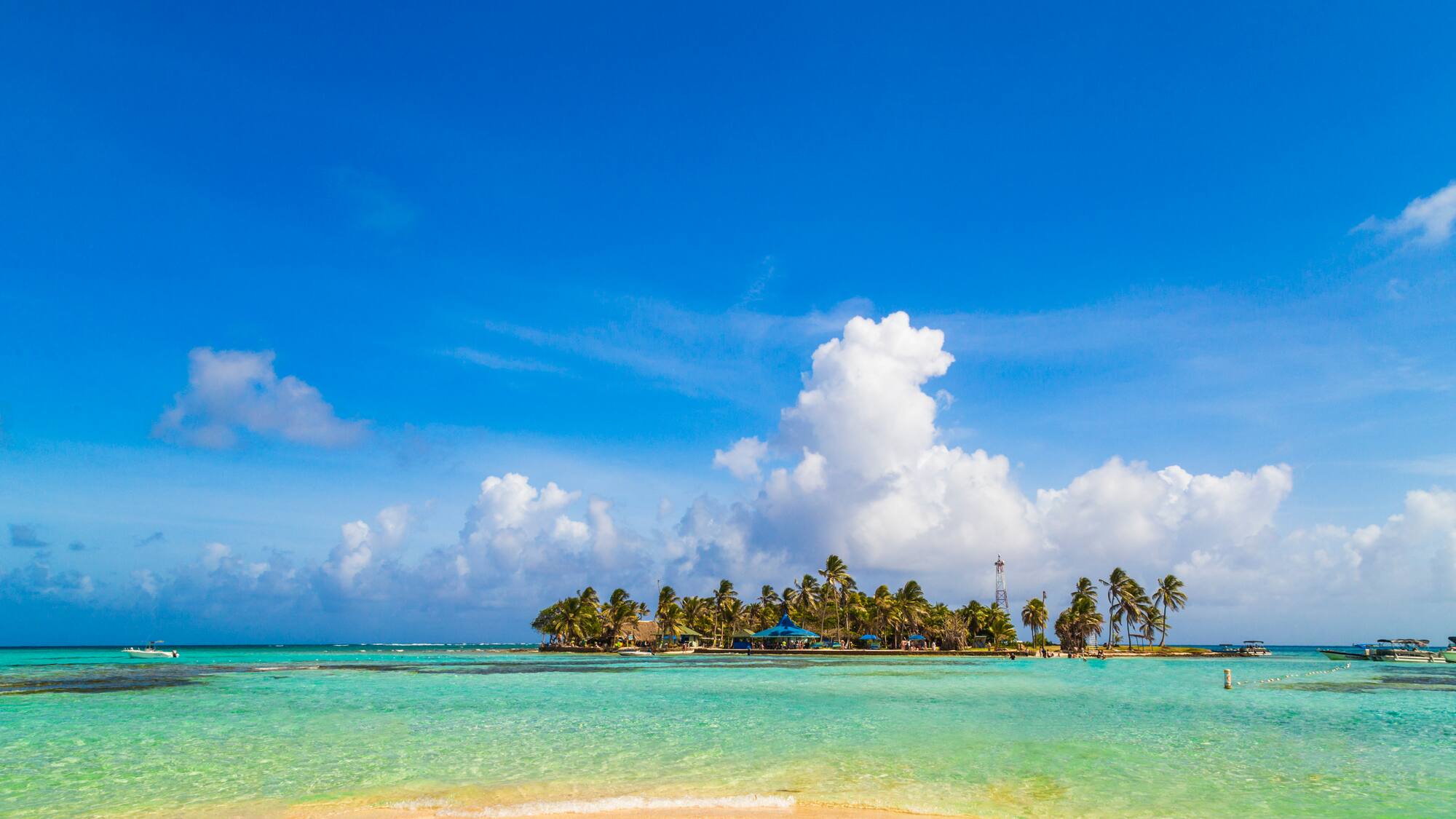 a small island in the ocean