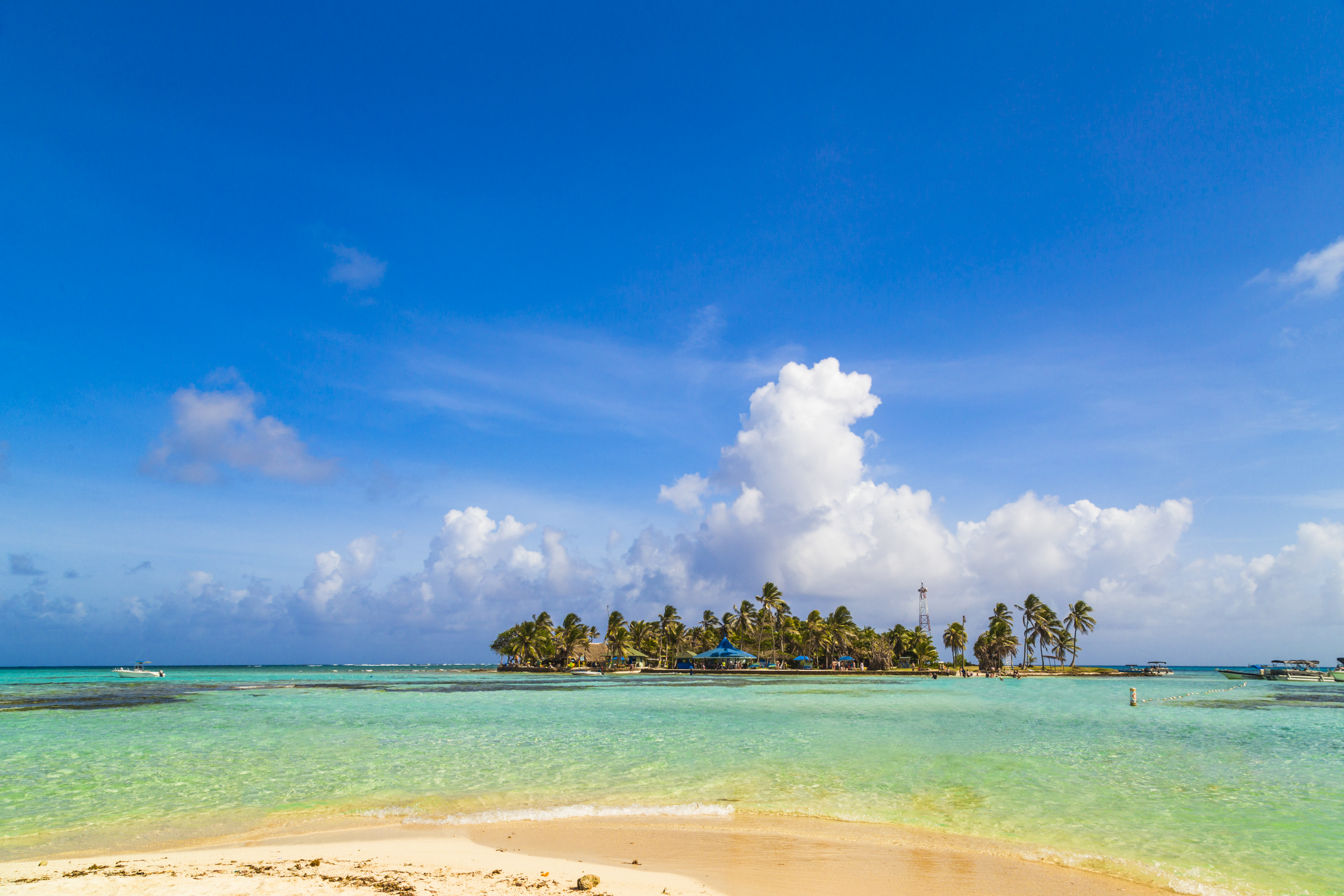 a small island in the ocean
