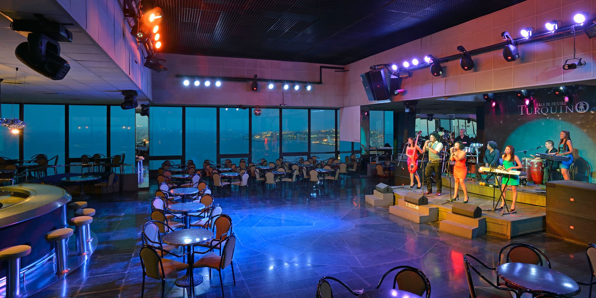 a group of people on a stage