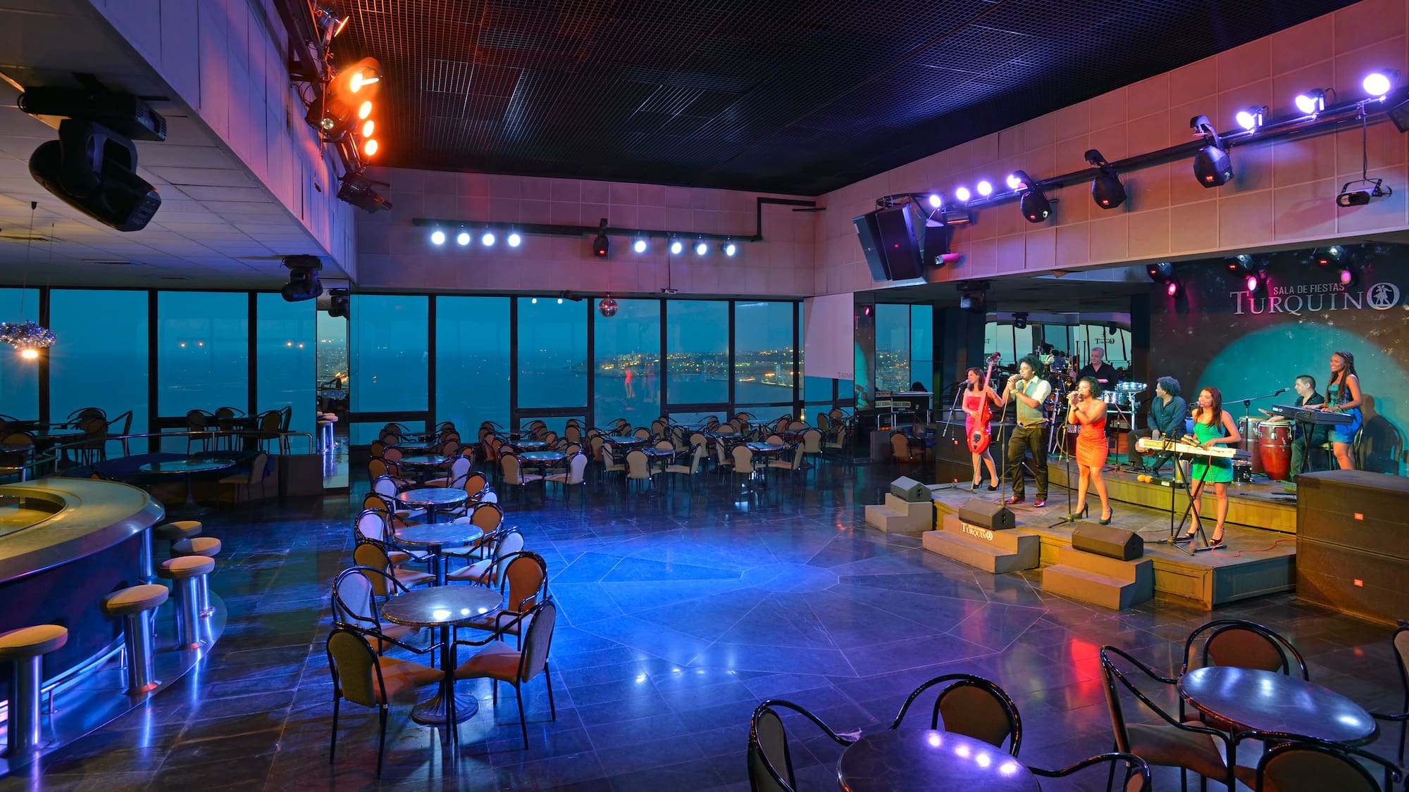 a group of people on a stage