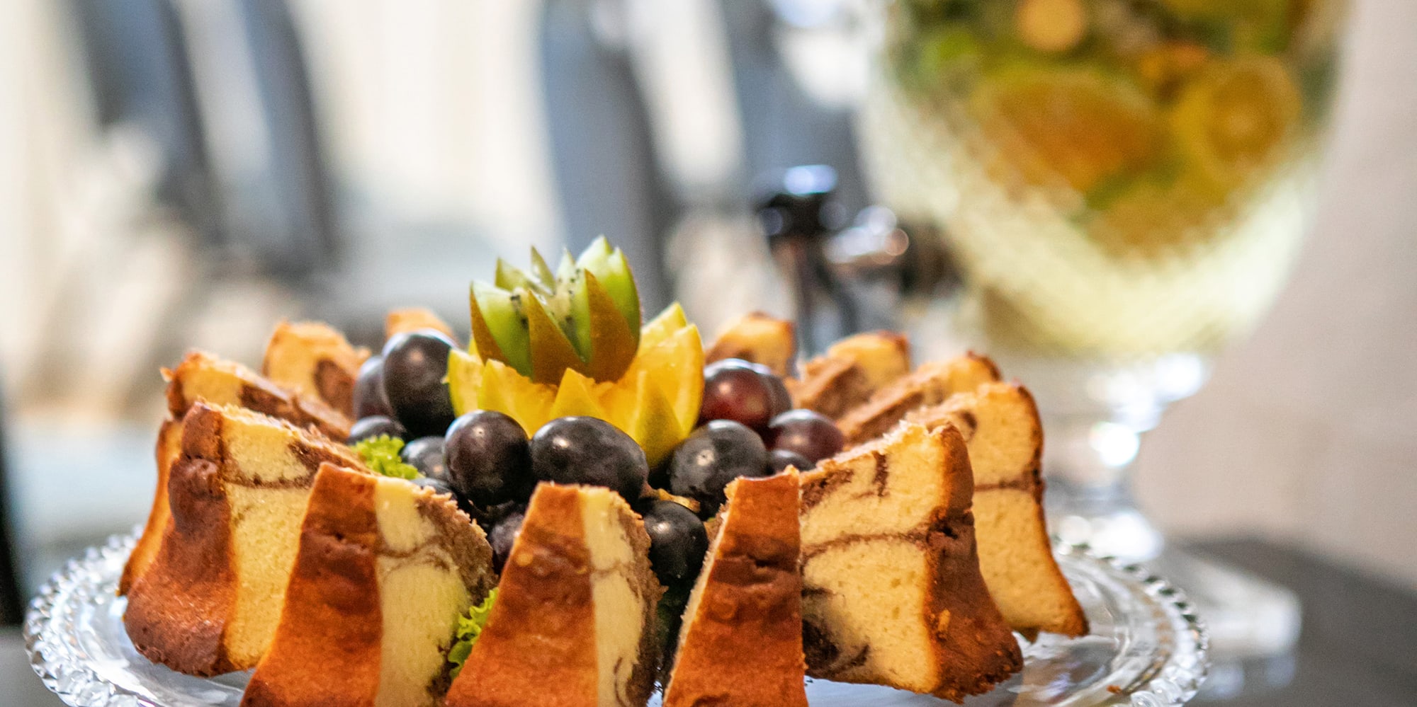 a plate of food on a table