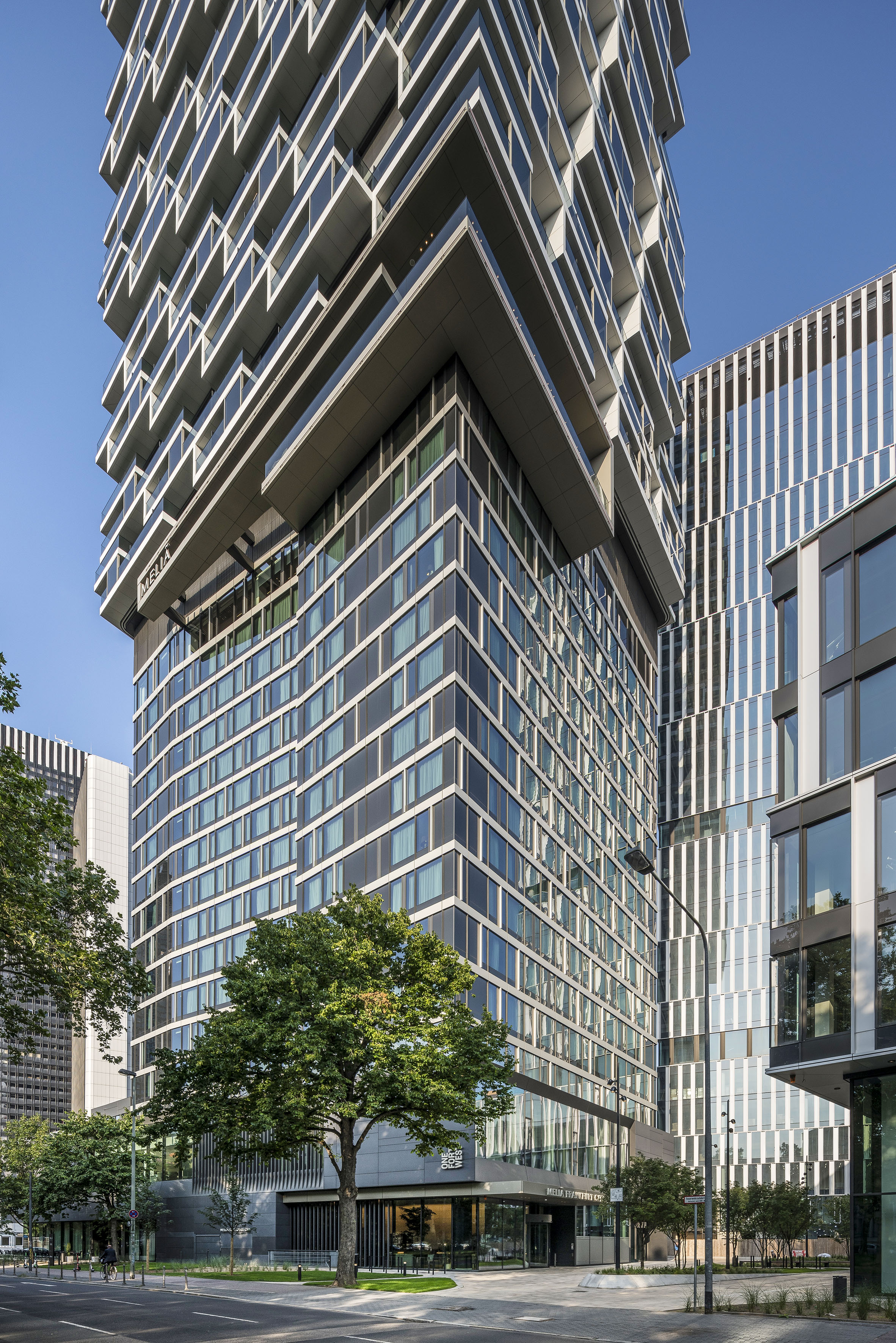 a tall building with many windows