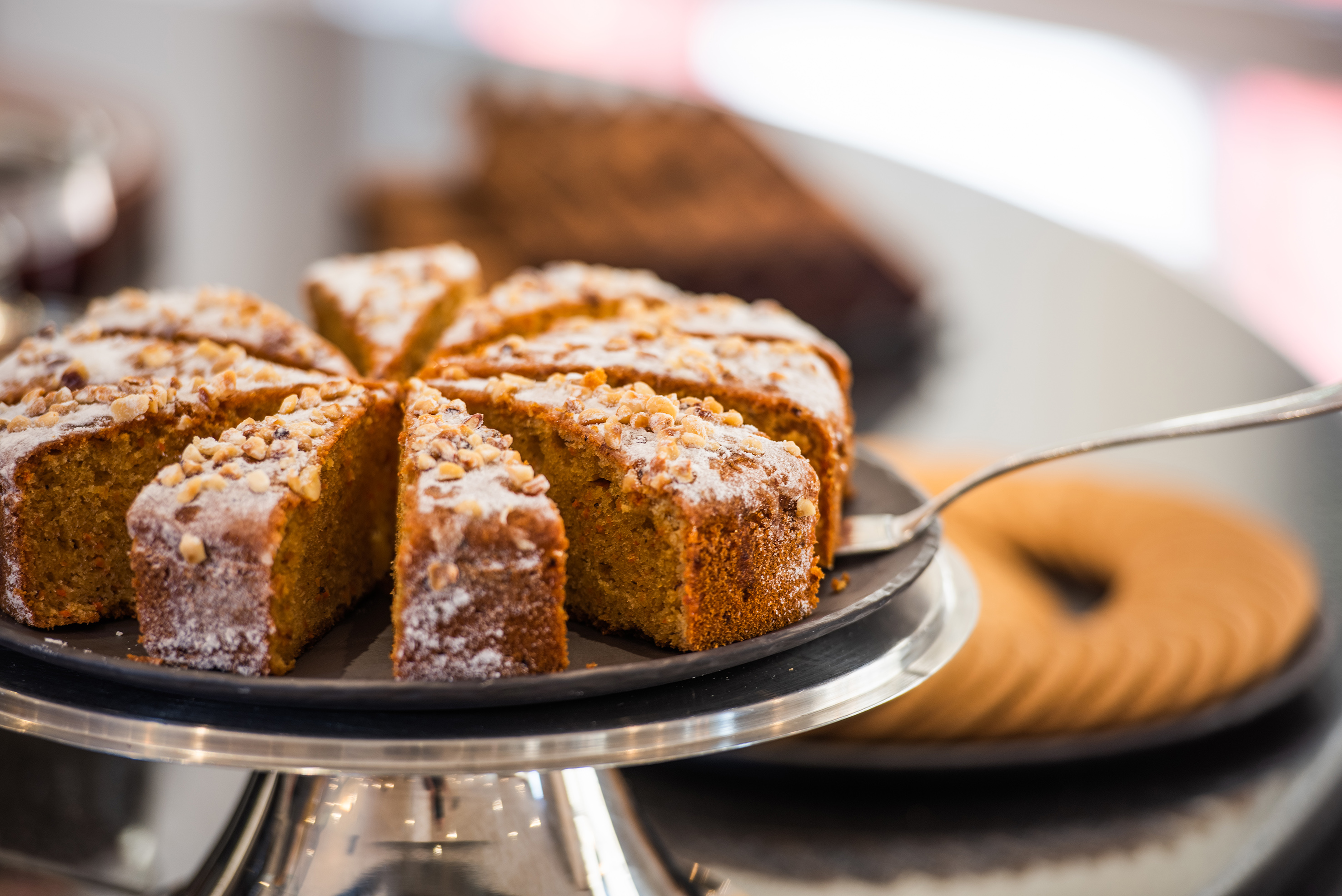 a plate of food with a fork