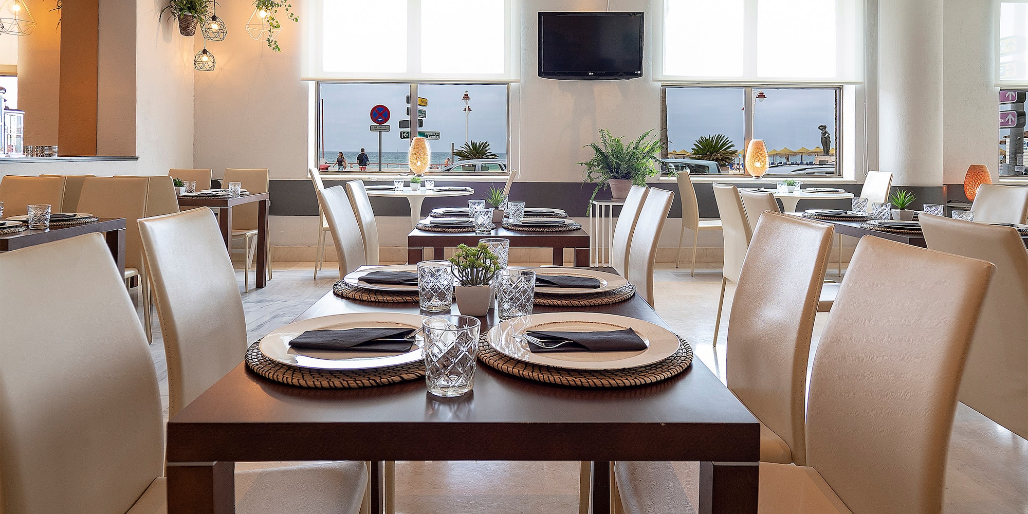 a table set for a meal