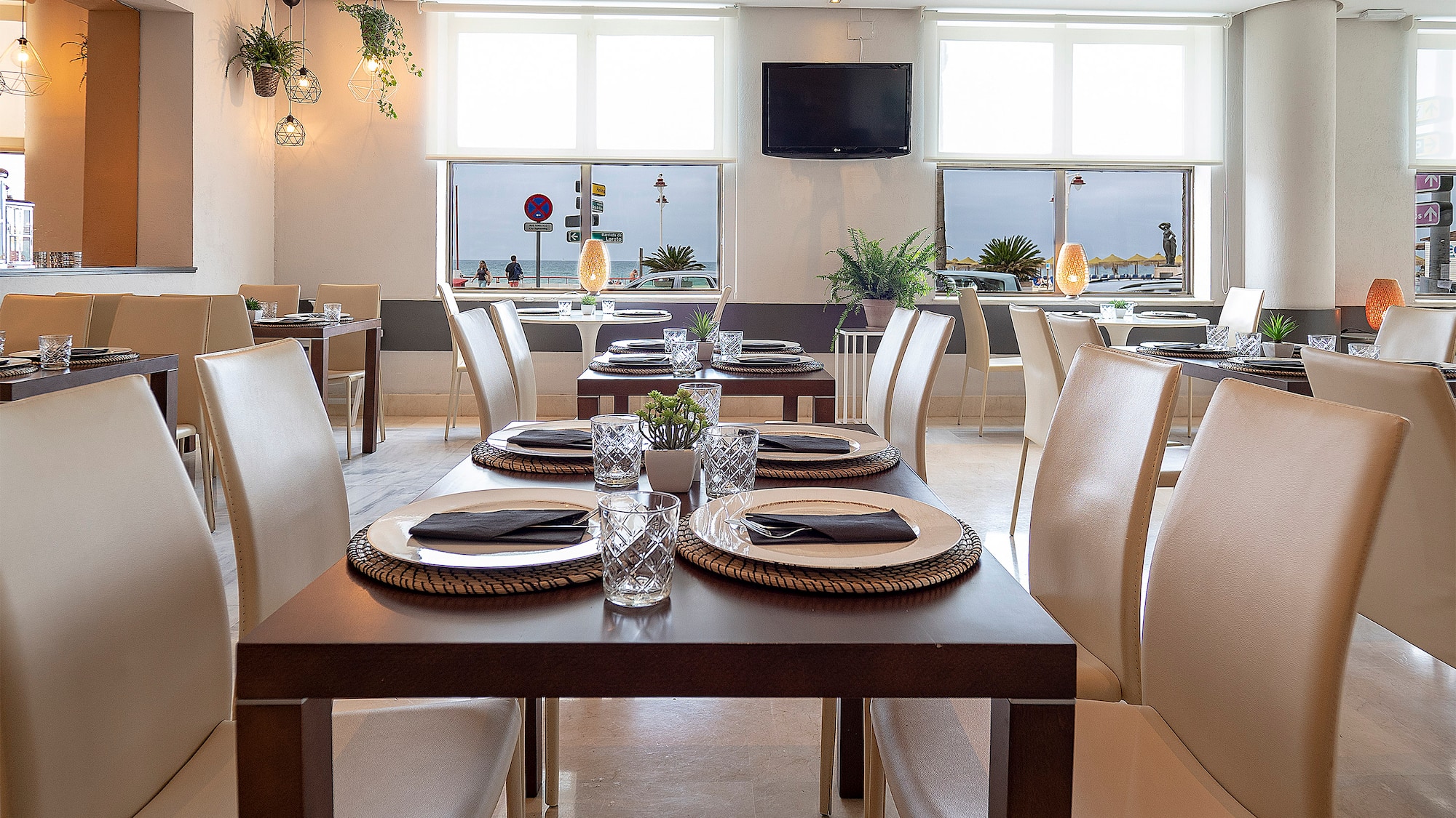 a table set for a meal