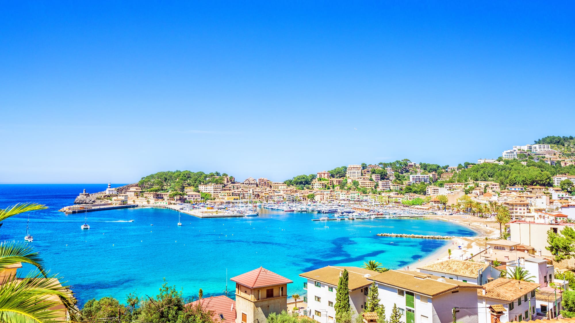 a city next to a body of water