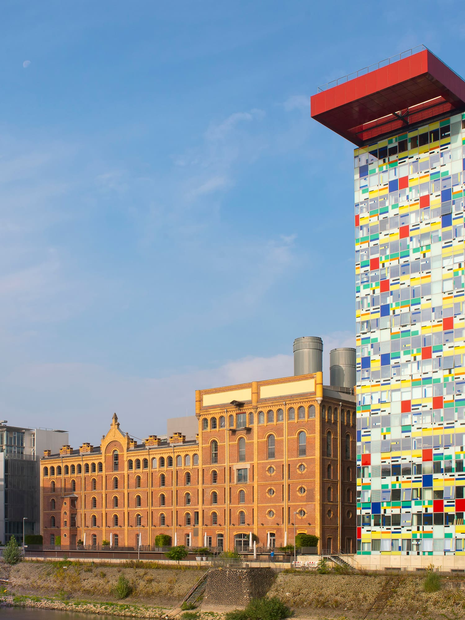 a group of buildings next to each other
