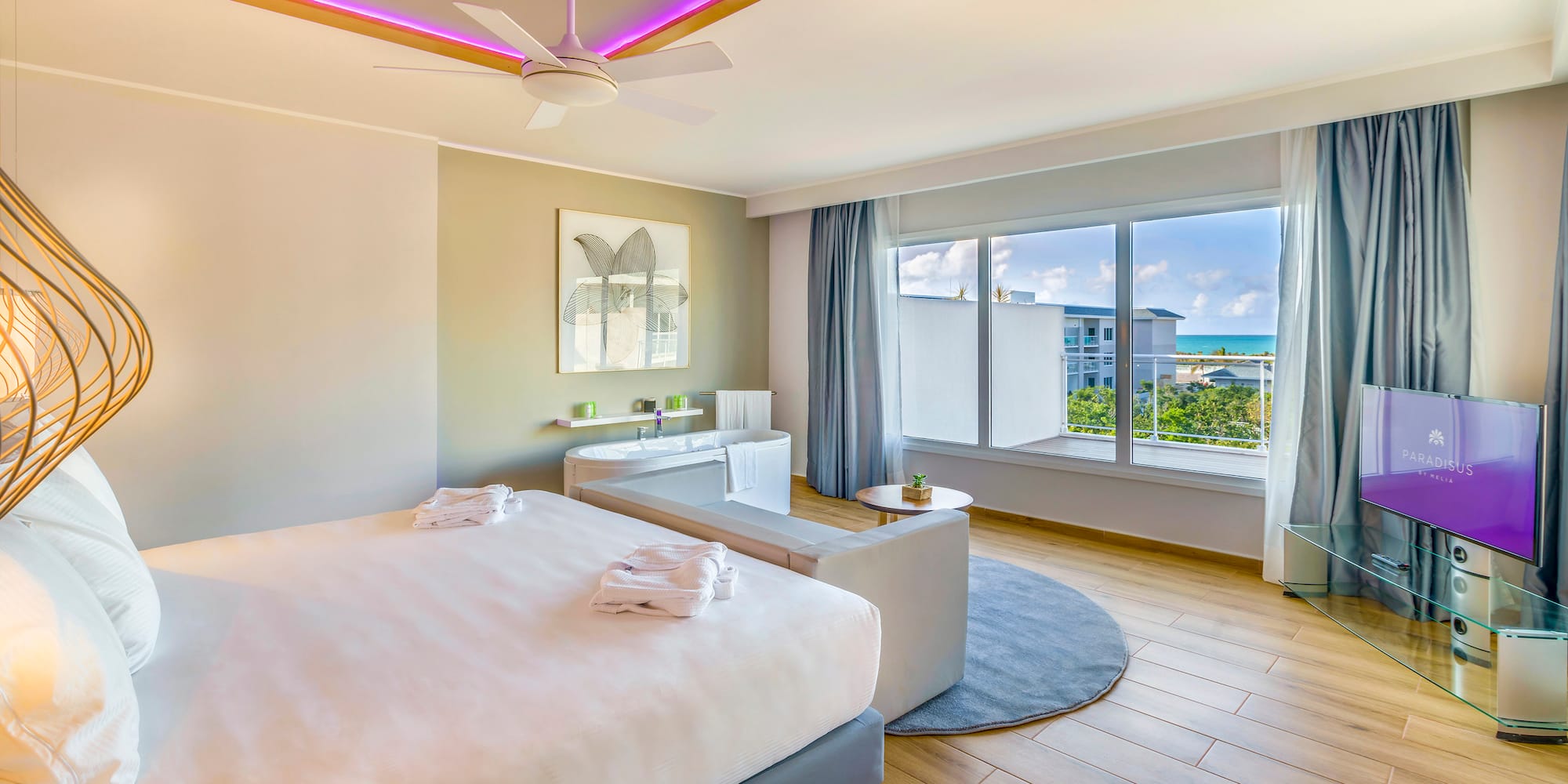 a room with a bed and a couch