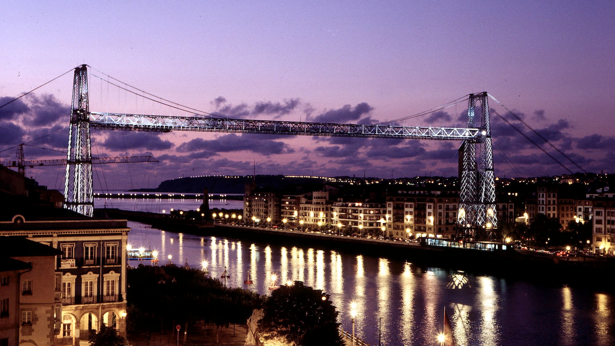a bridge over a river
