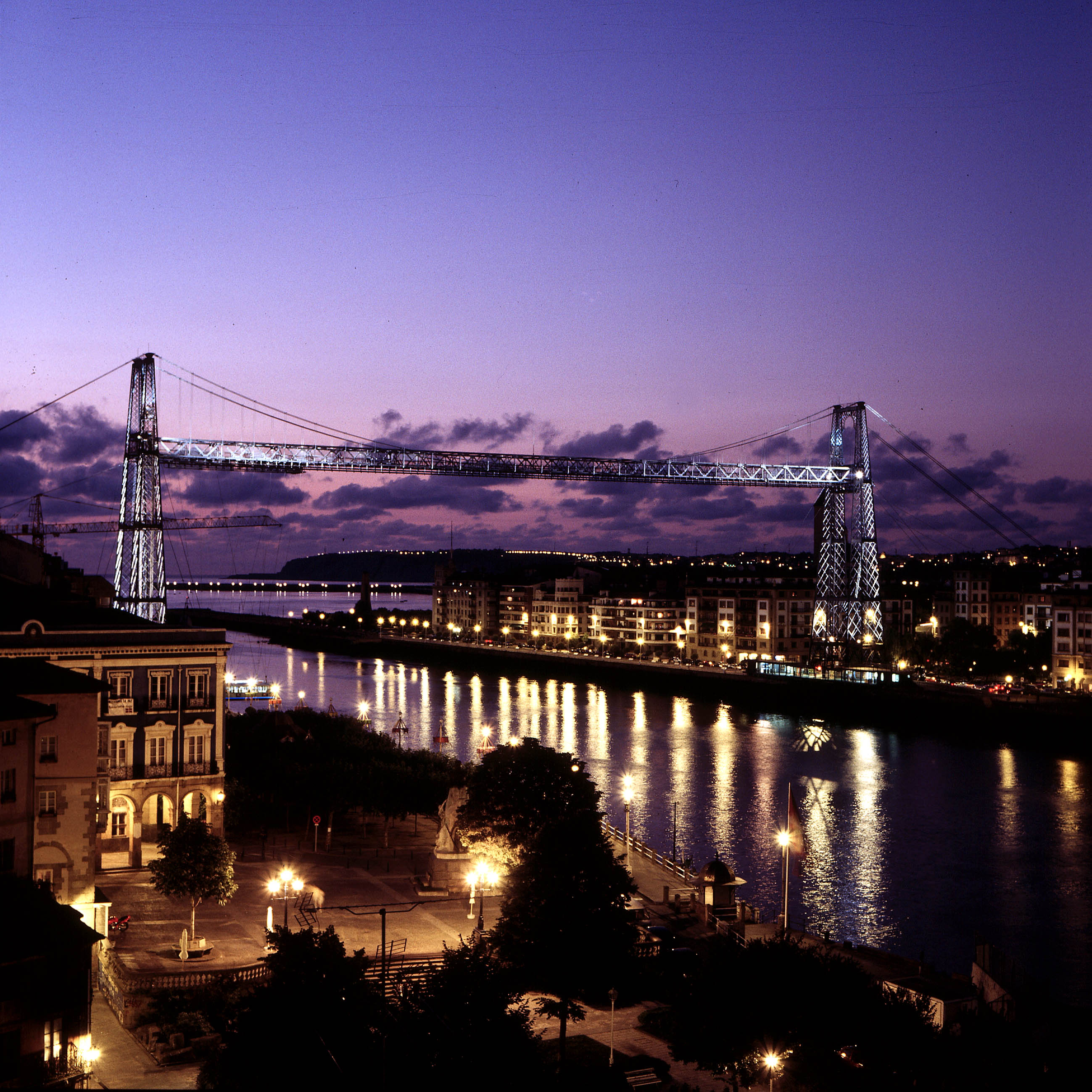 a bridge over a river