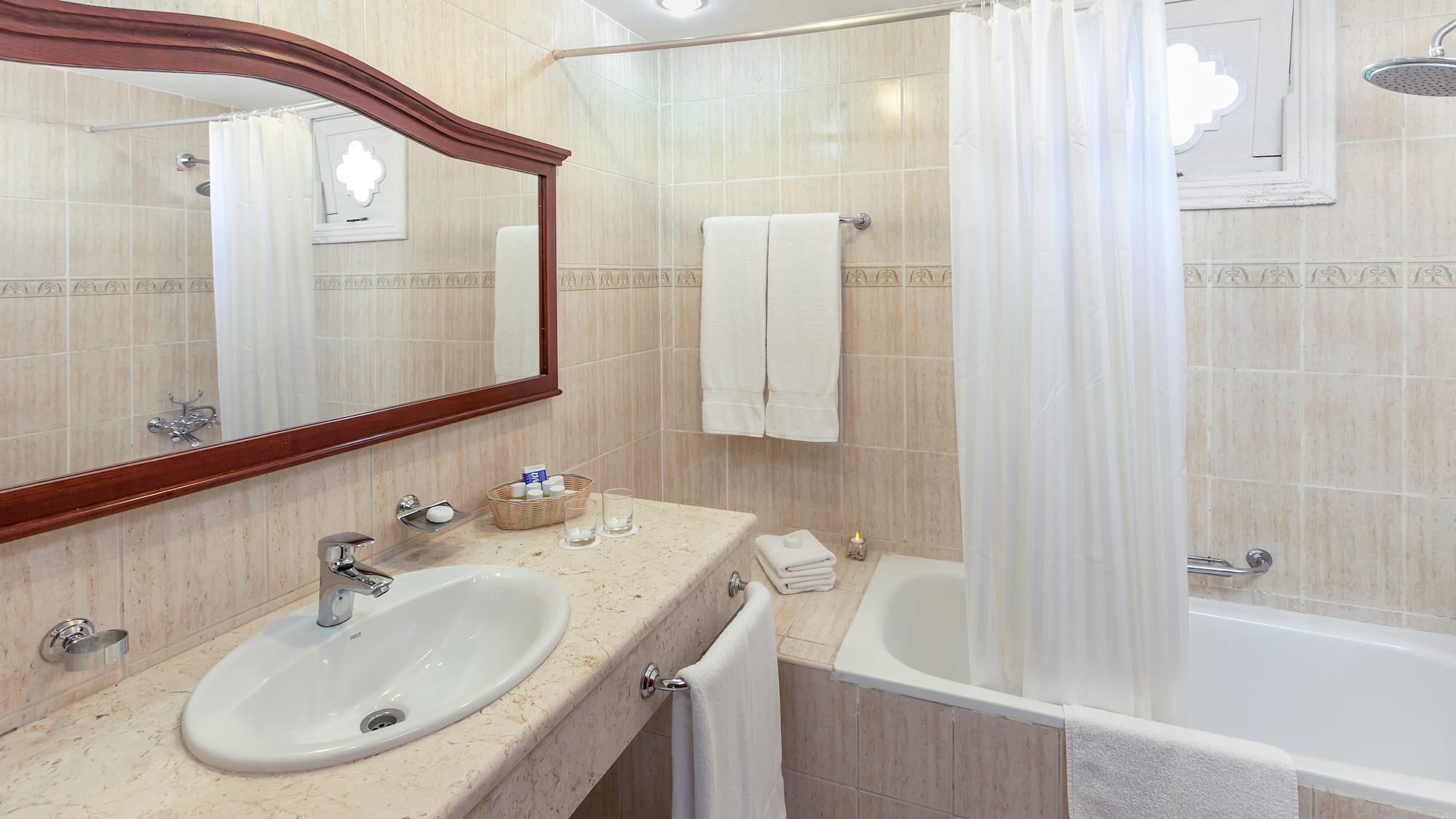 a bathroom with a sink and bathtub