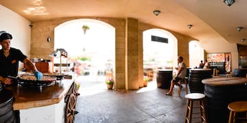a man sitting in a chair