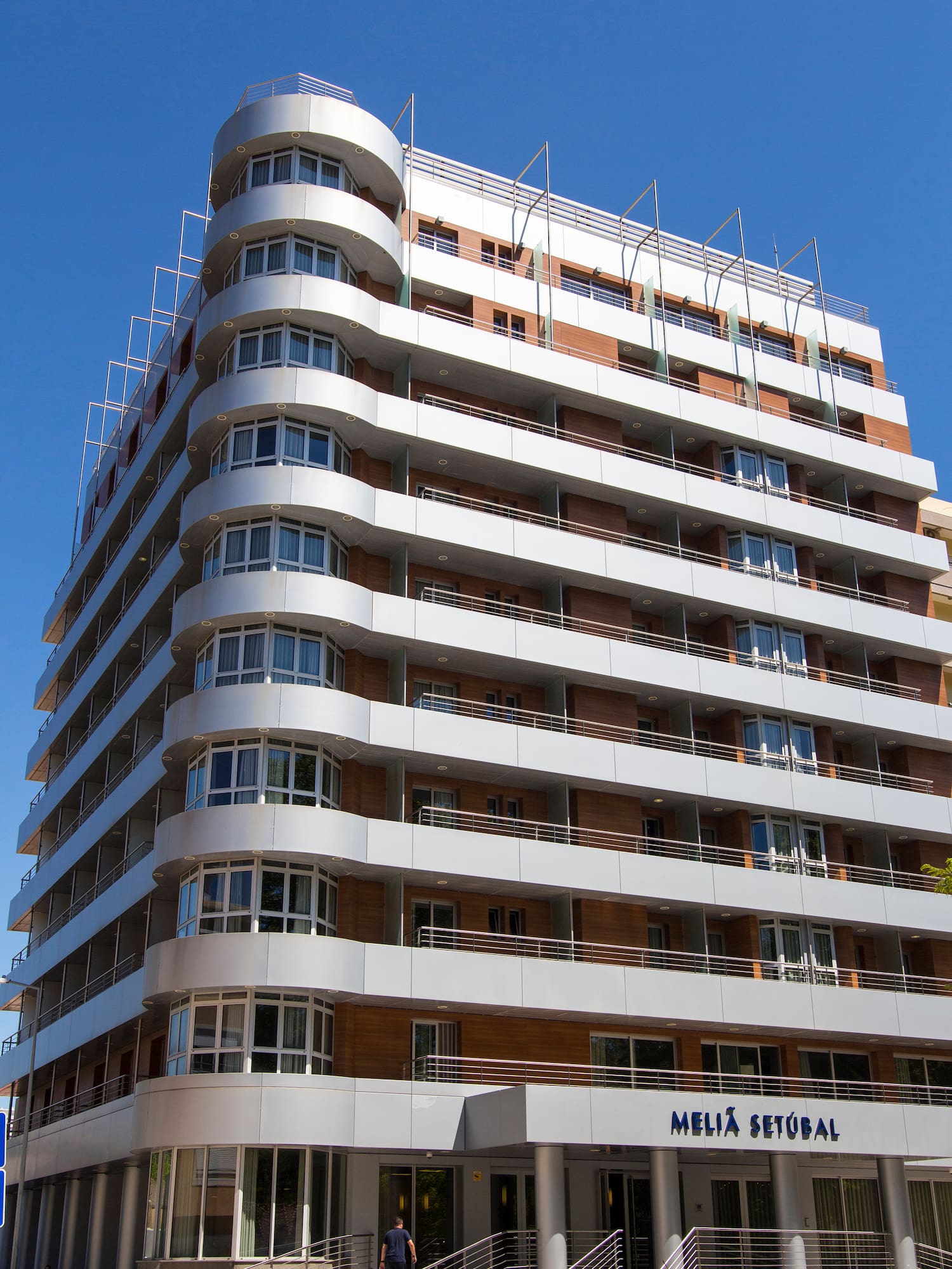 a building with balconies and windows