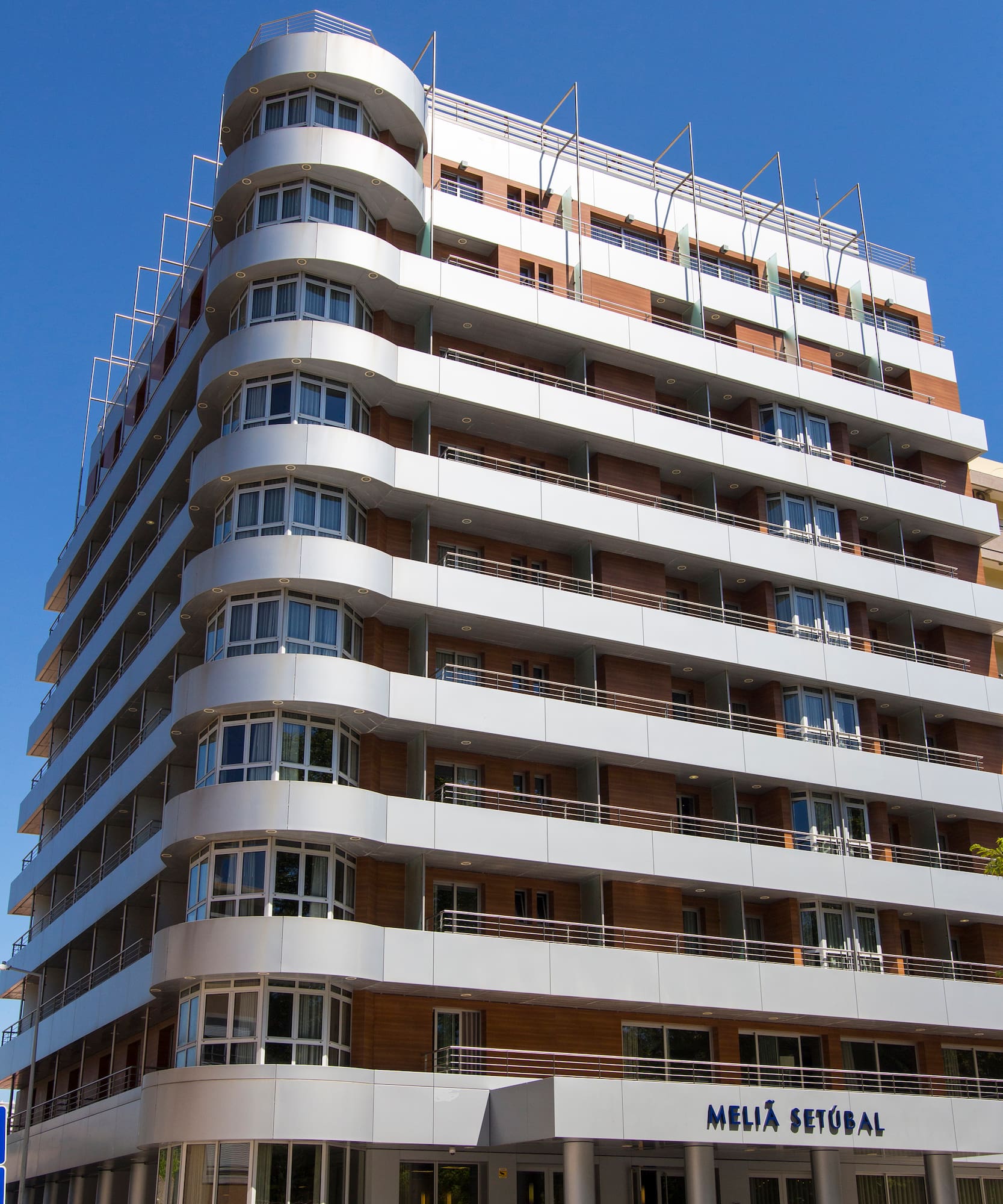 a building with balconies and windows