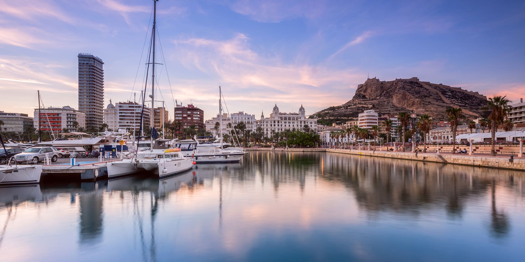 a body of water with boats in it
