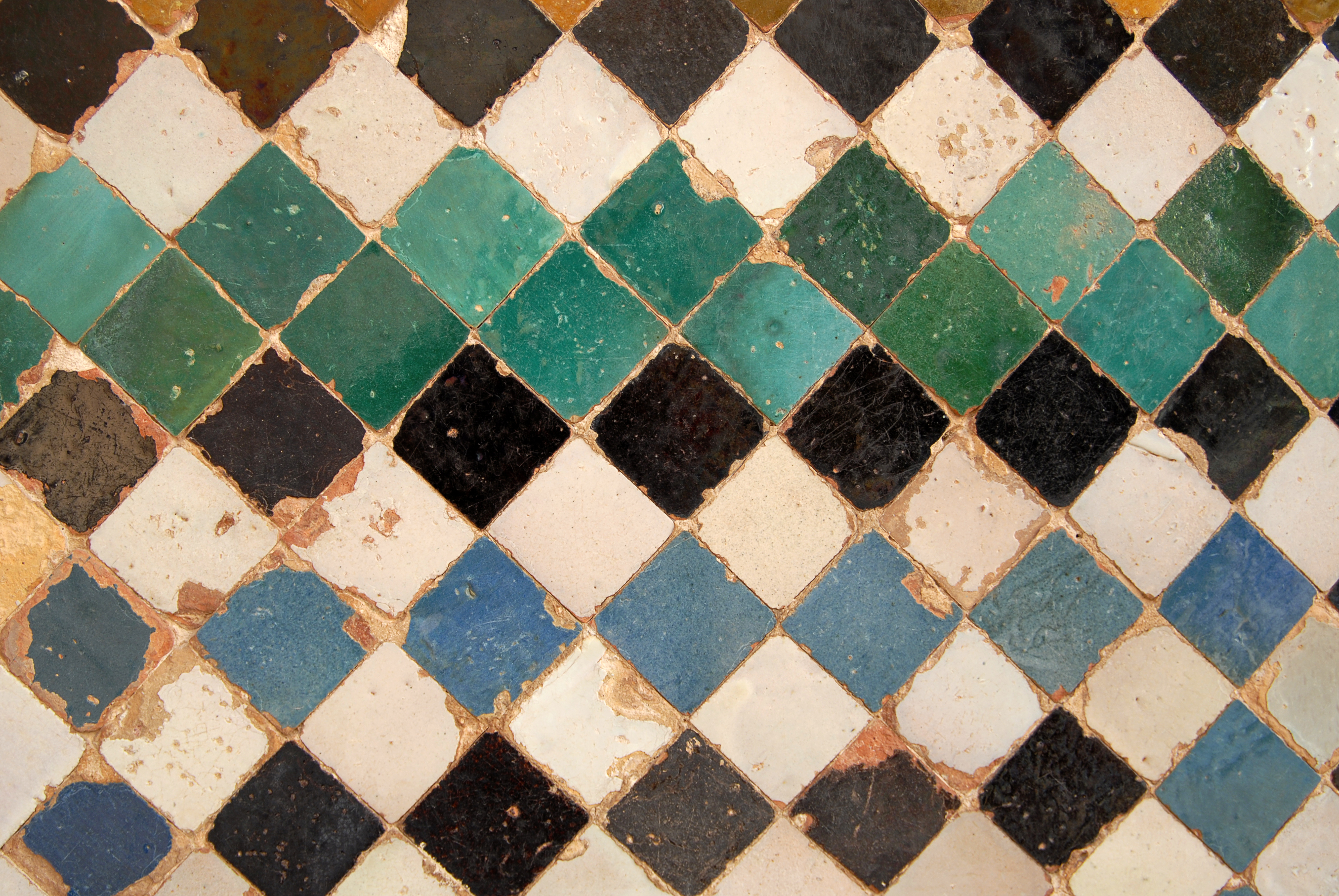 a close up of a tile