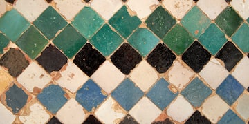 a close up of a tile