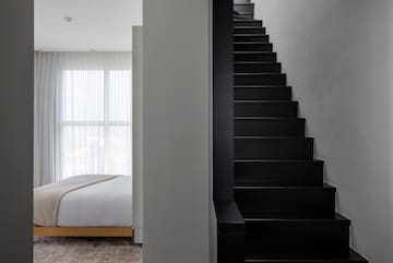 a staircase in a house