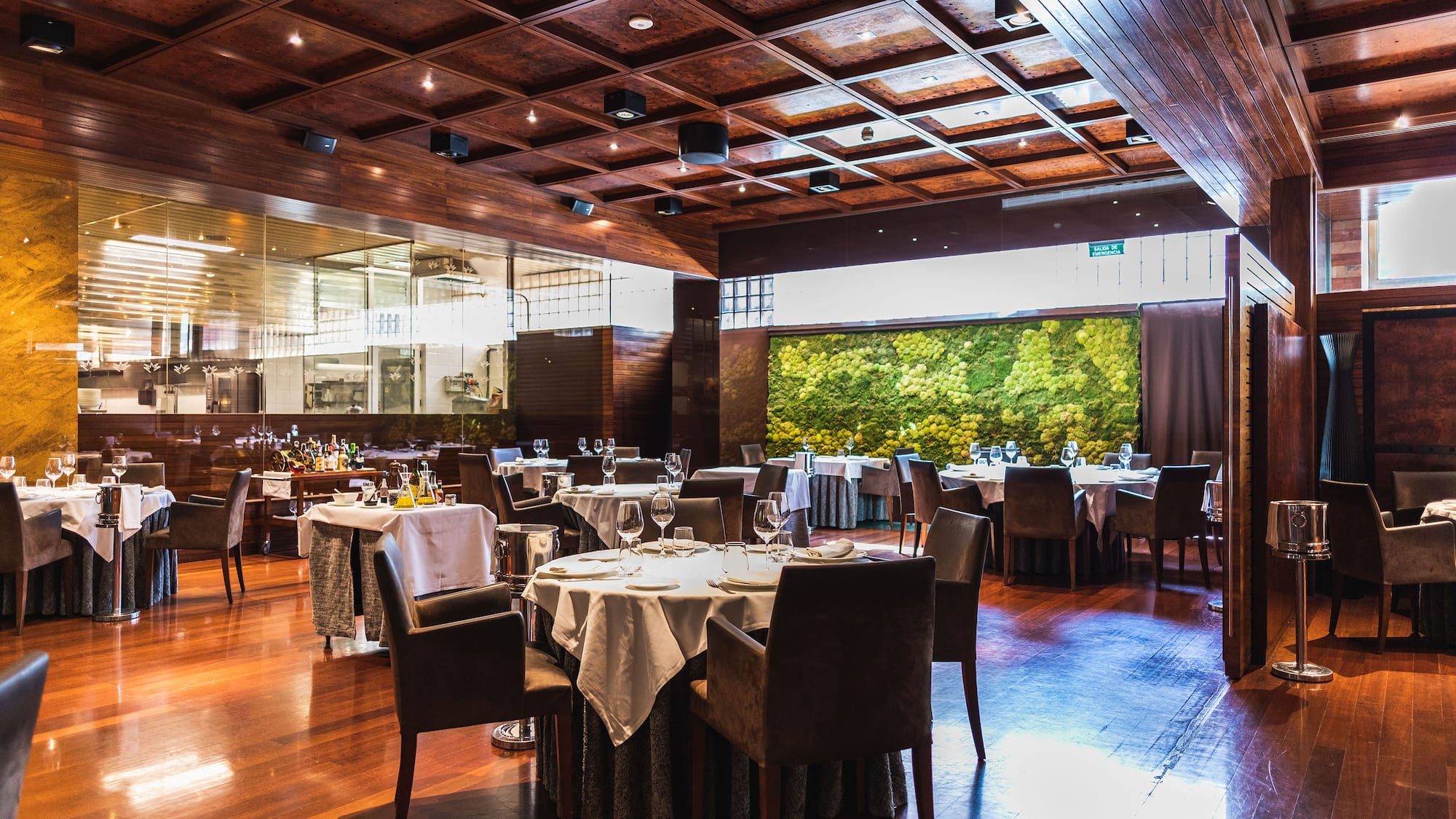 a restaurant with tables and chairs