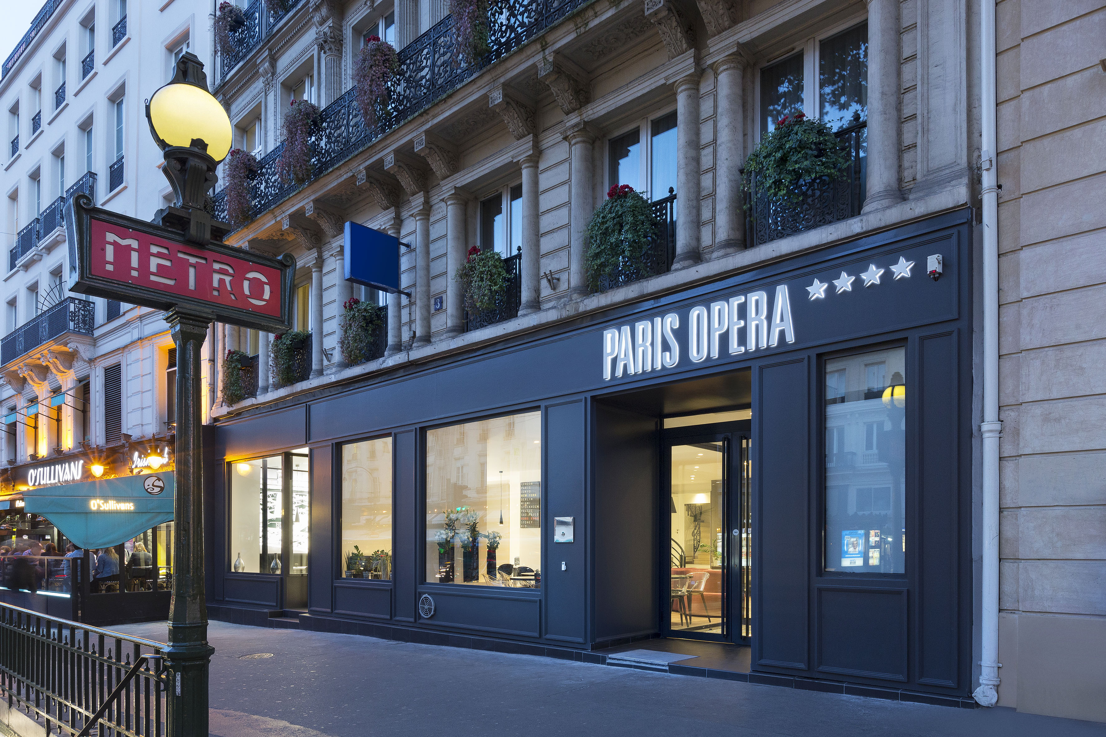 a building with a sign on the front